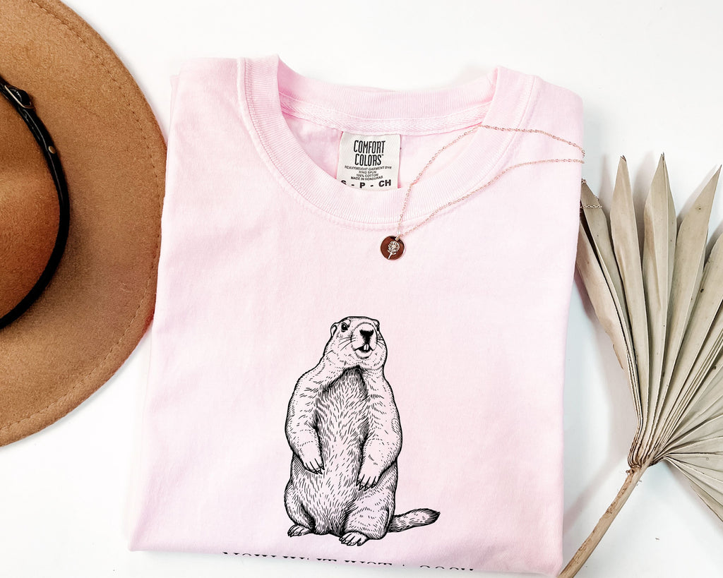 "Wait Just a Gosh Darn Marmot" Tshirt | Animal Lover Humor Tee