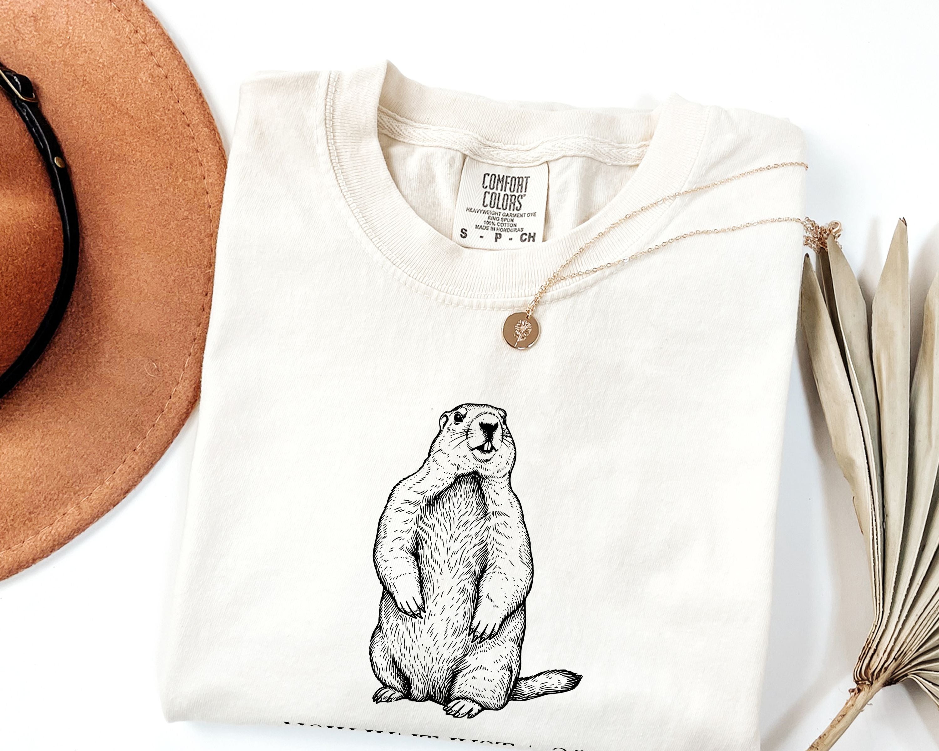"Wait Just a Gosh Darn Marmot" Tshirt | Animal Lover Humor Tee