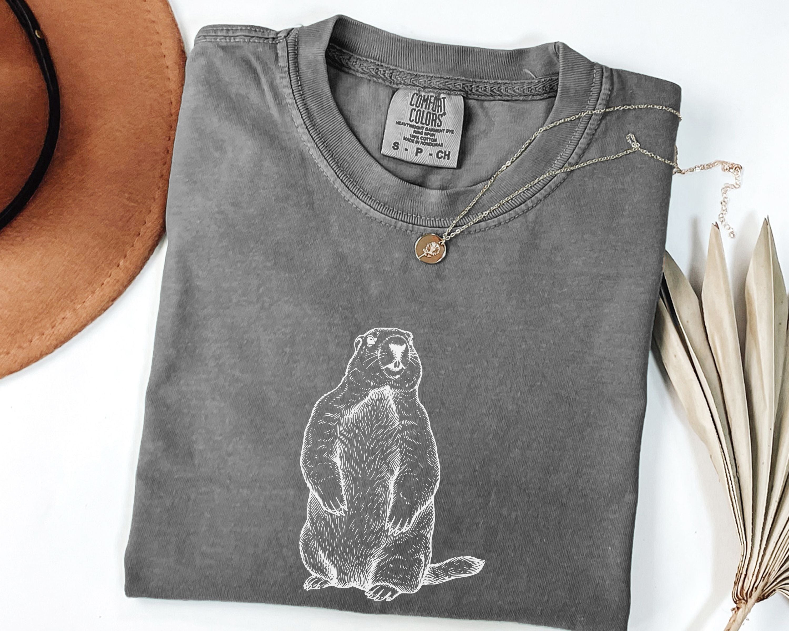 "Wait Just a Gosh Darn Marmot" Tshirt | Animal Lover Humor Tee
