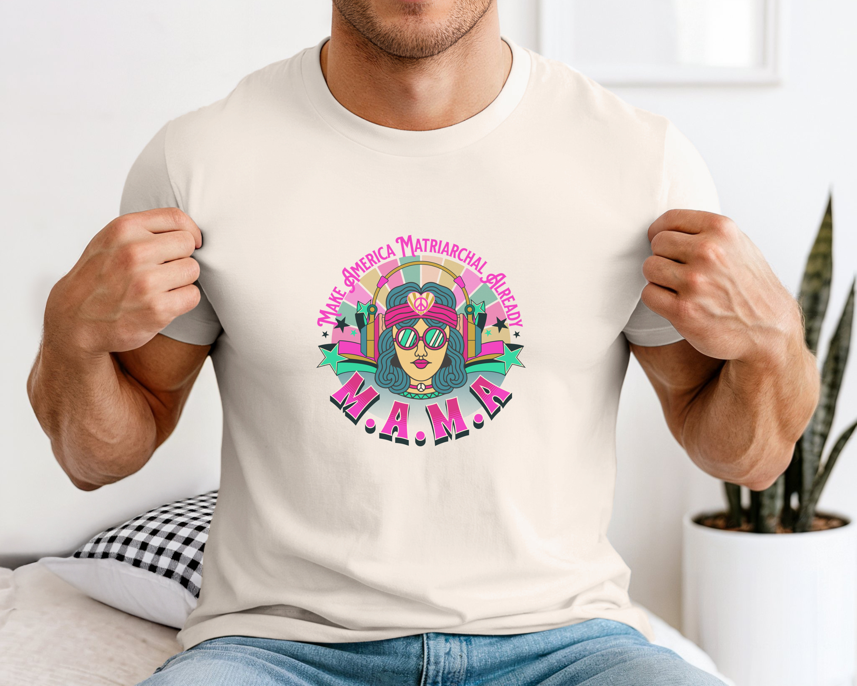 Bright M.A.M.A Matriarchal T-Shirt — Make America Matriarchal Already Feminist Tee