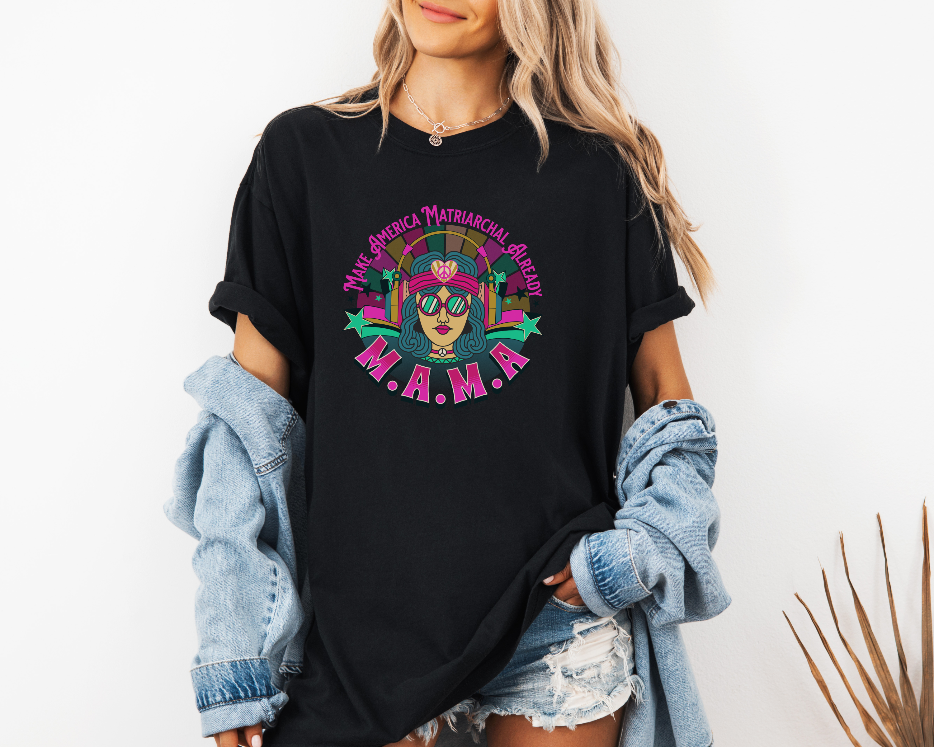 Bright M.A.M.A Matriarchal T-Shirt — Make America Matriarchal Already Feminist Tee