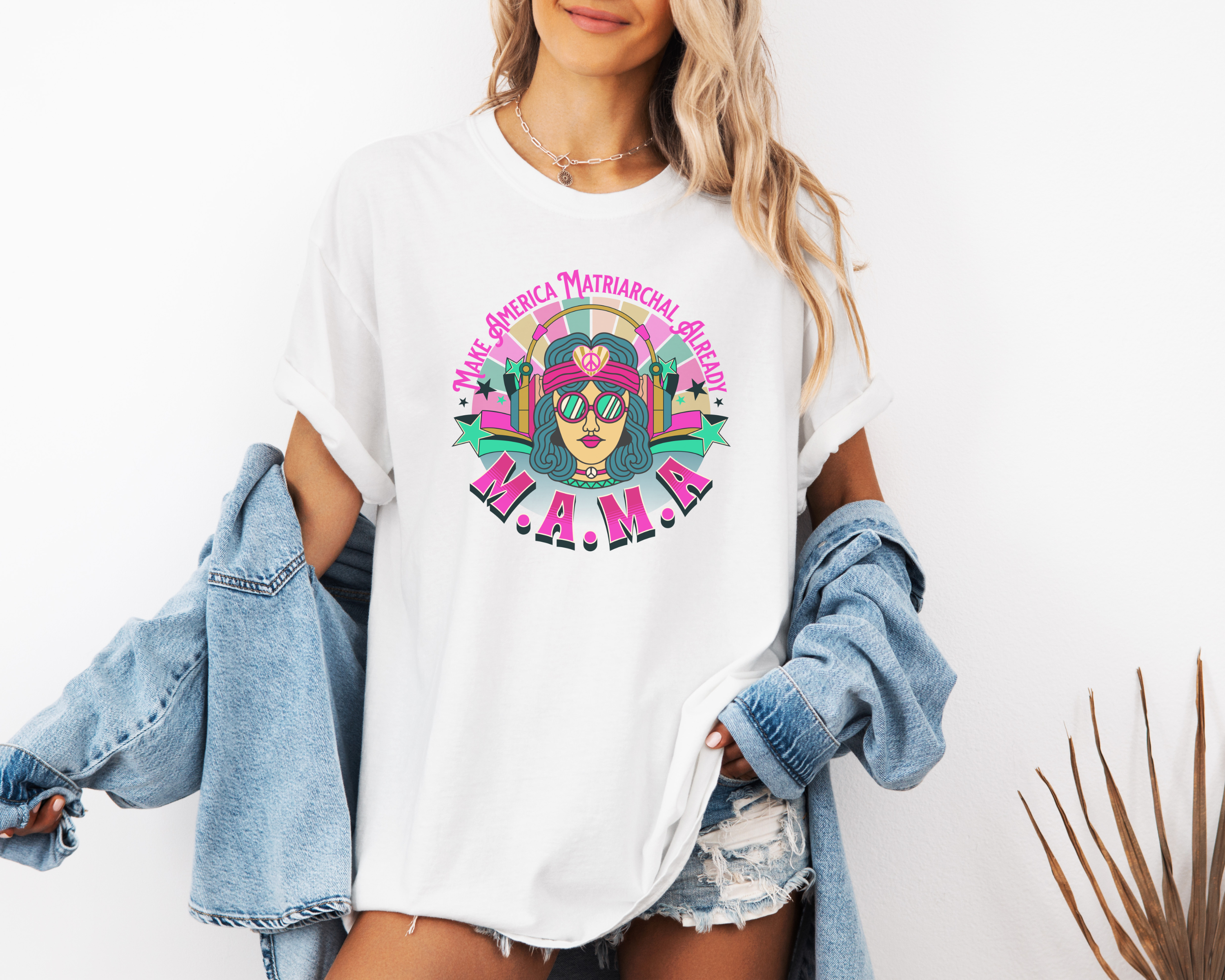 Bright M.A.M.A Matriarchal T-Shirt — Make America Matriarchal Already Feminist Tee