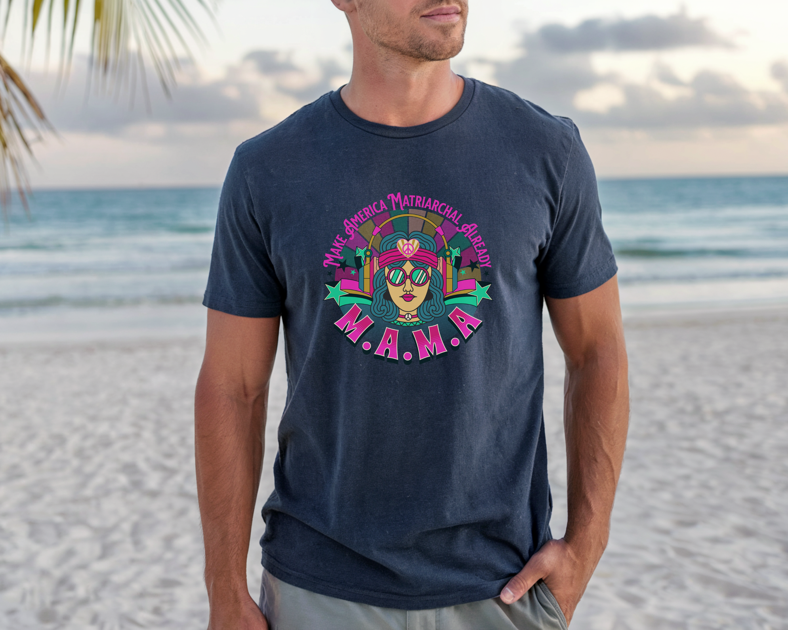 Bright M.A.M.A Matriarchal T-Shirt — Make America Matriarchal Already Feminist Tee