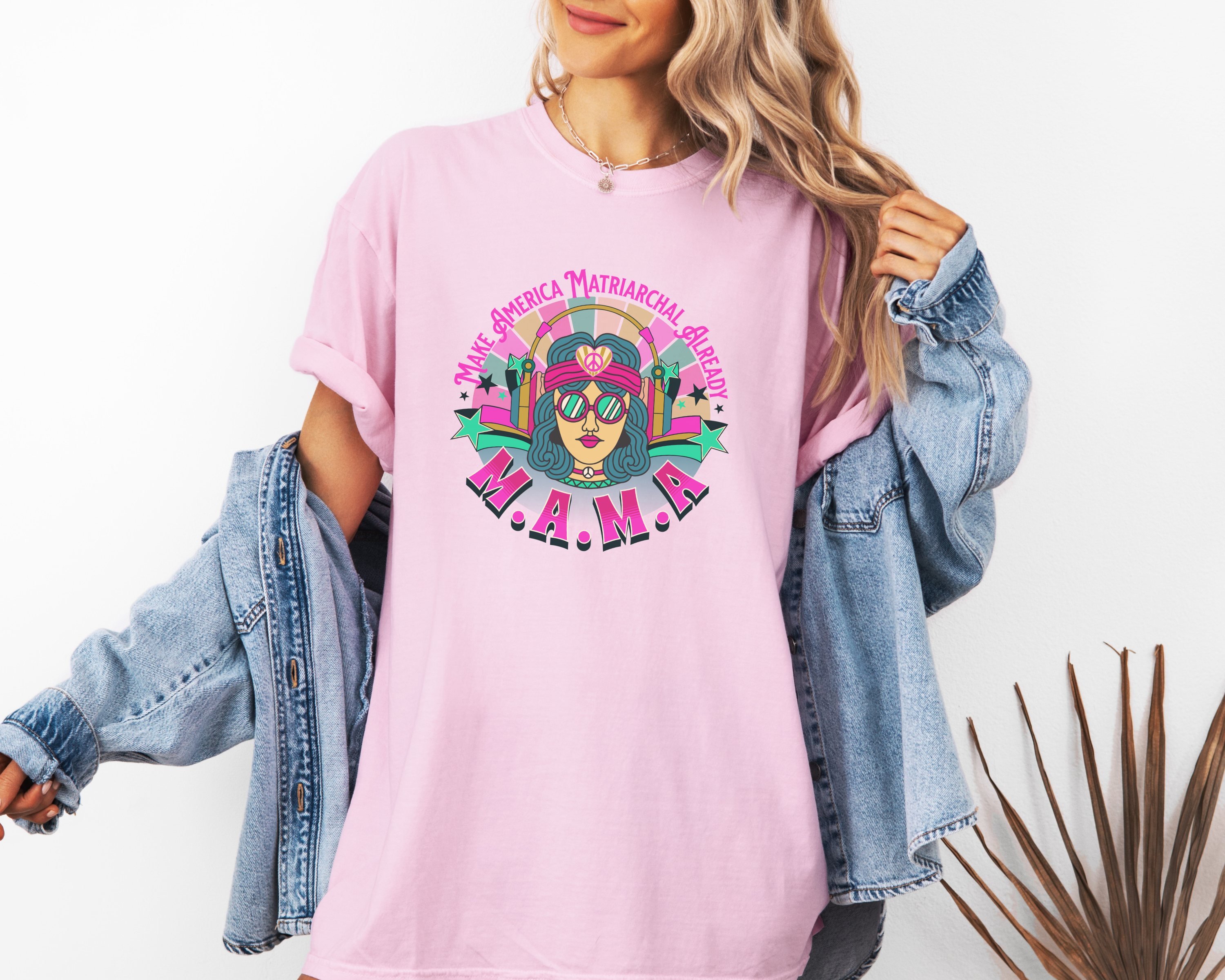 Bright M.A.M.A Matriarchal T-Shirt — Make America Matriarchal Already Feminist Tee