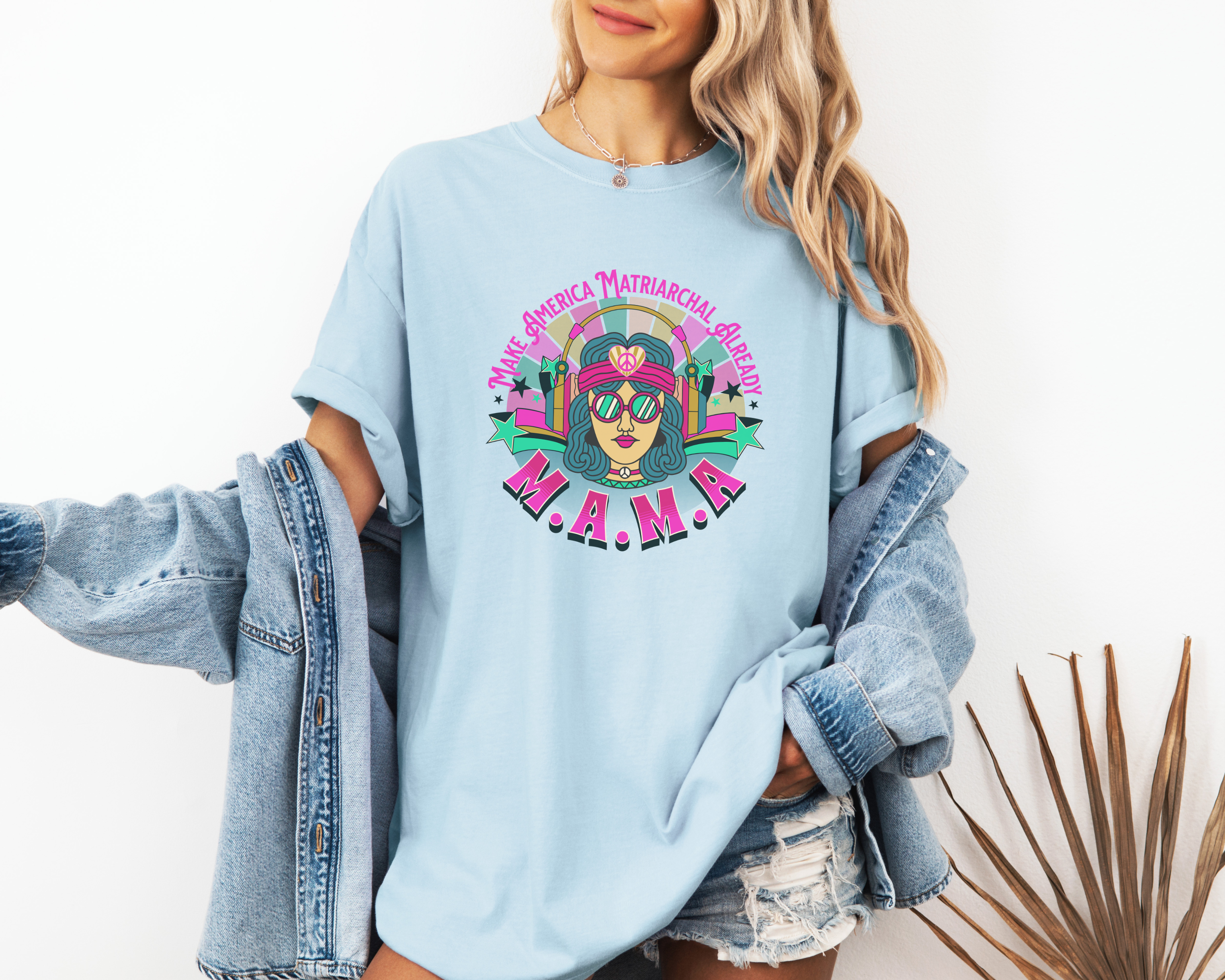Bright M.A.M.A Matriarchal T-Shirt — Make America Matriarchal Already Feminist Tee