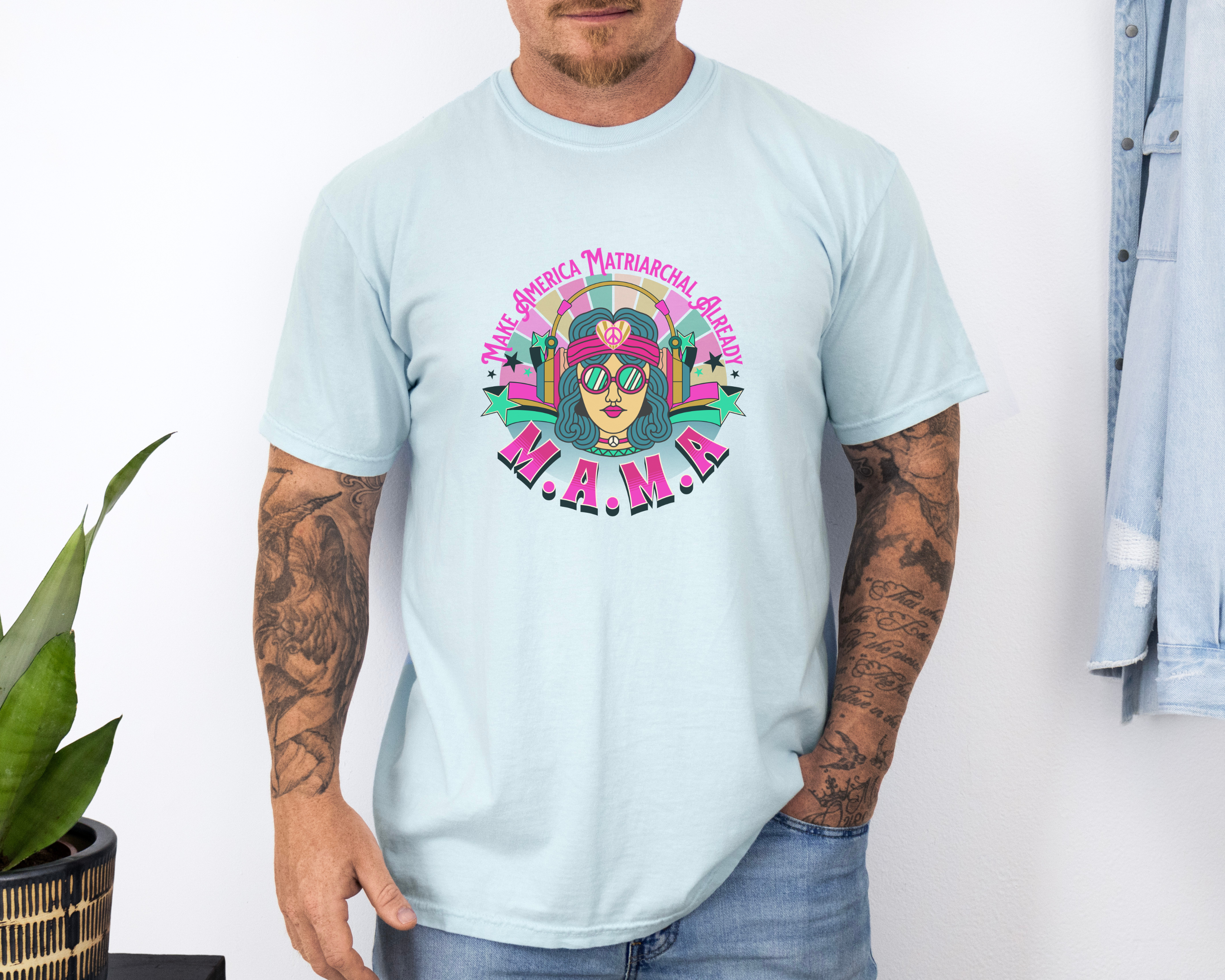 Bright M.A.M.A Matriarchal T-Shirt — Make America Matriarchal Already Feminist Tee