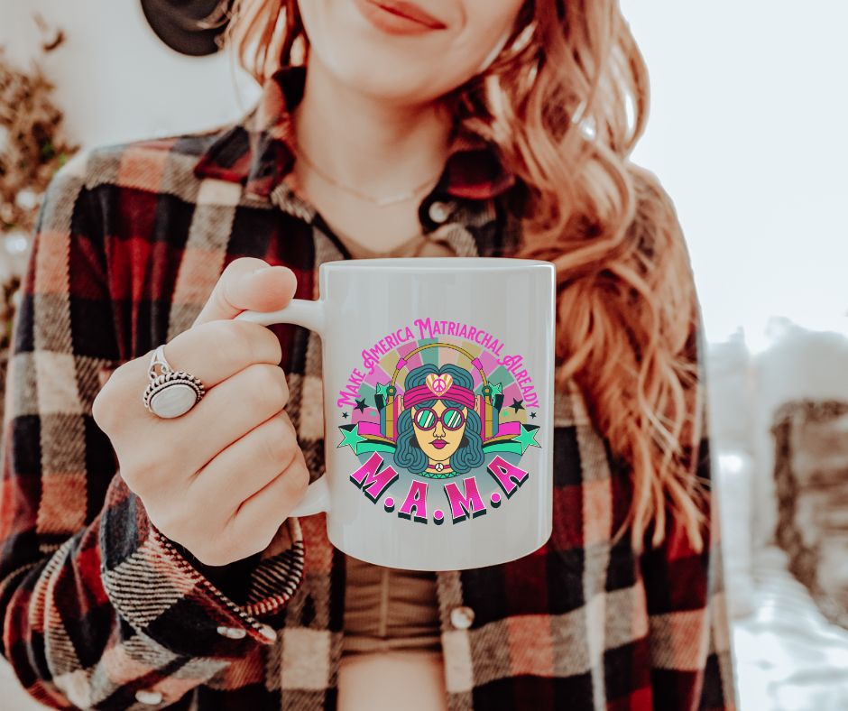 M.A.M.A "Make America Matriarchal Already" Jumbo 20 oz mug | Feminist Woman Power Gift