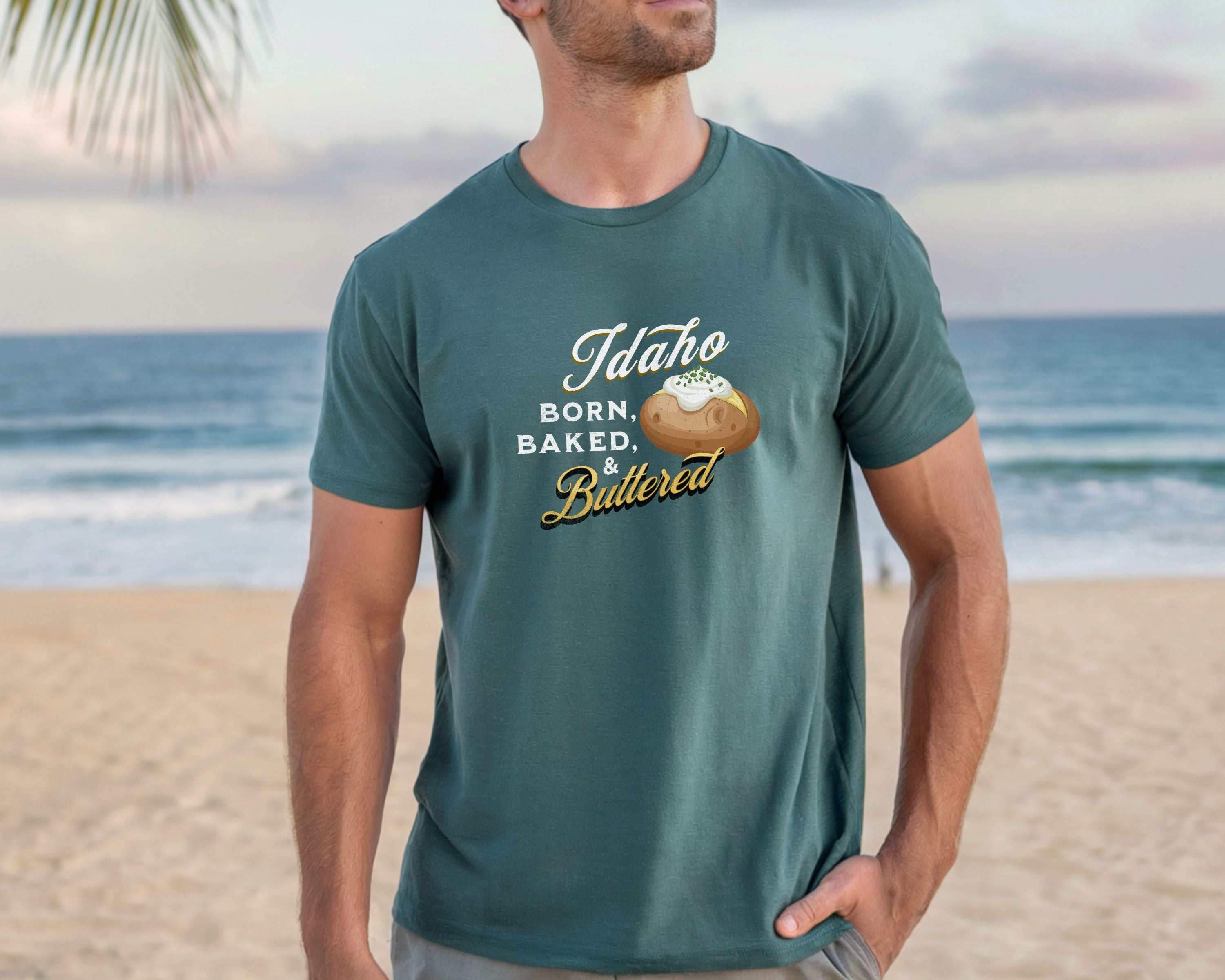 Idaho Born Baked & Buttered T-Shirt
