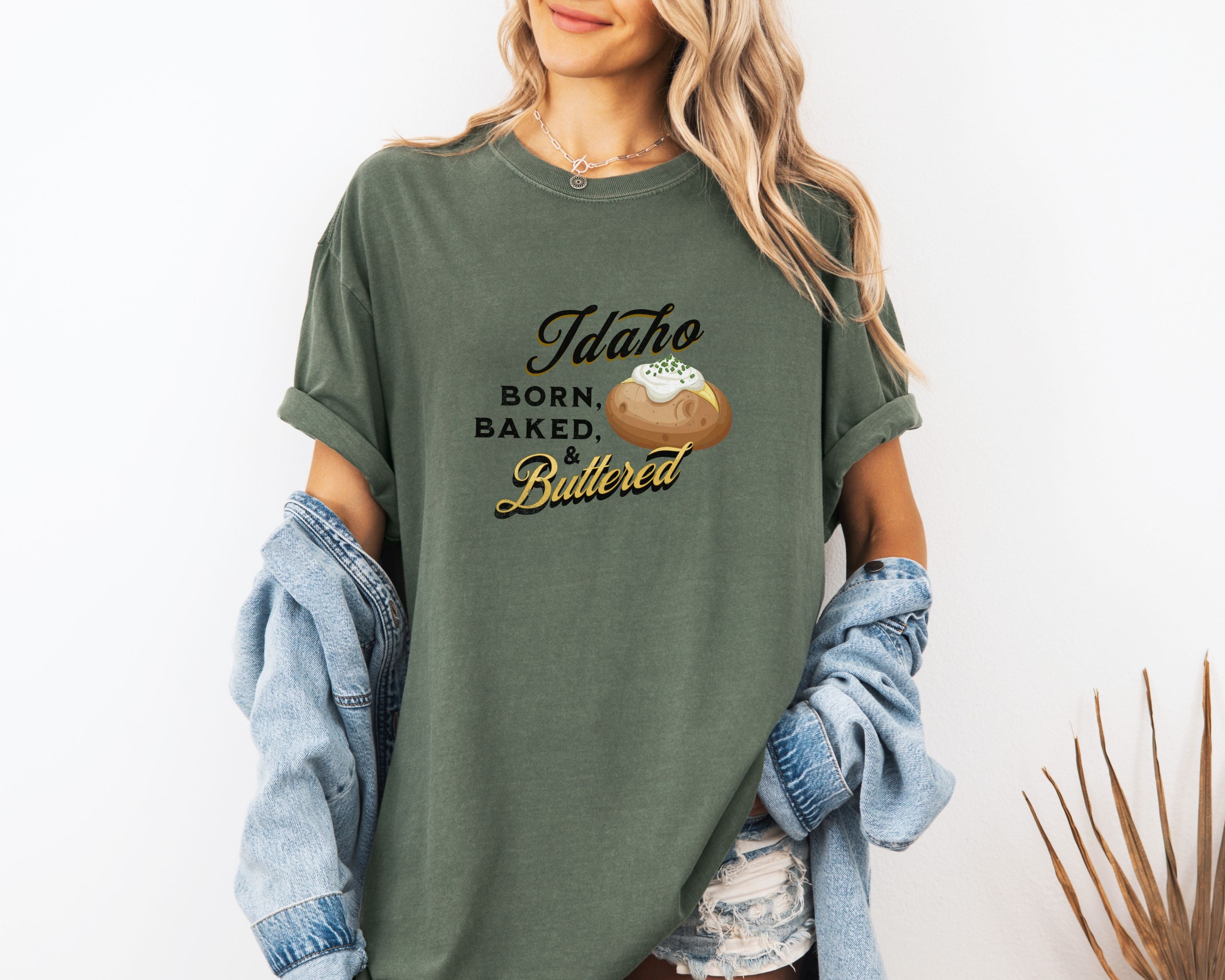Idaho Born Baked & Buttered T-Shirt