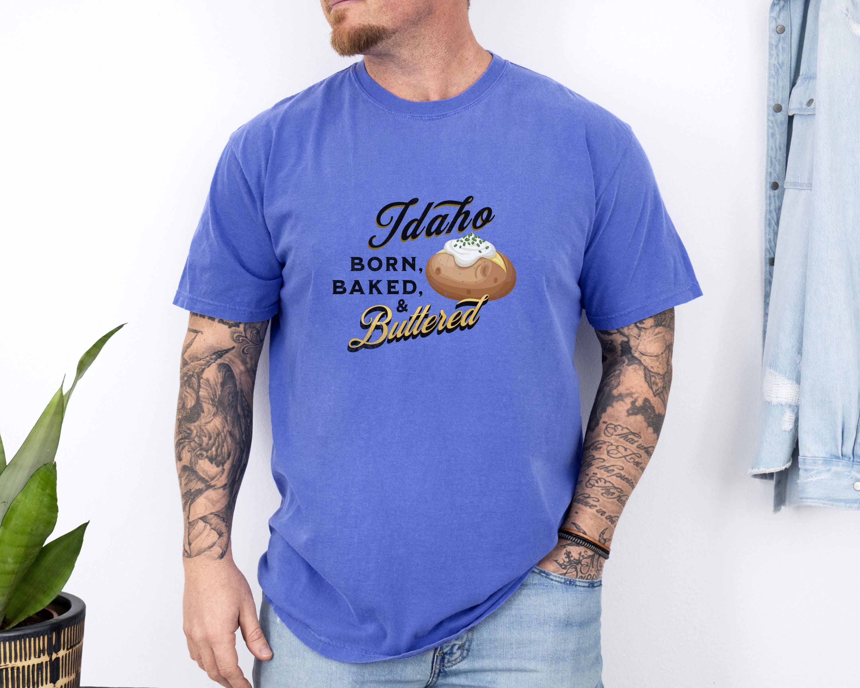 Idaho Born Baked & Buttered T-Shirt