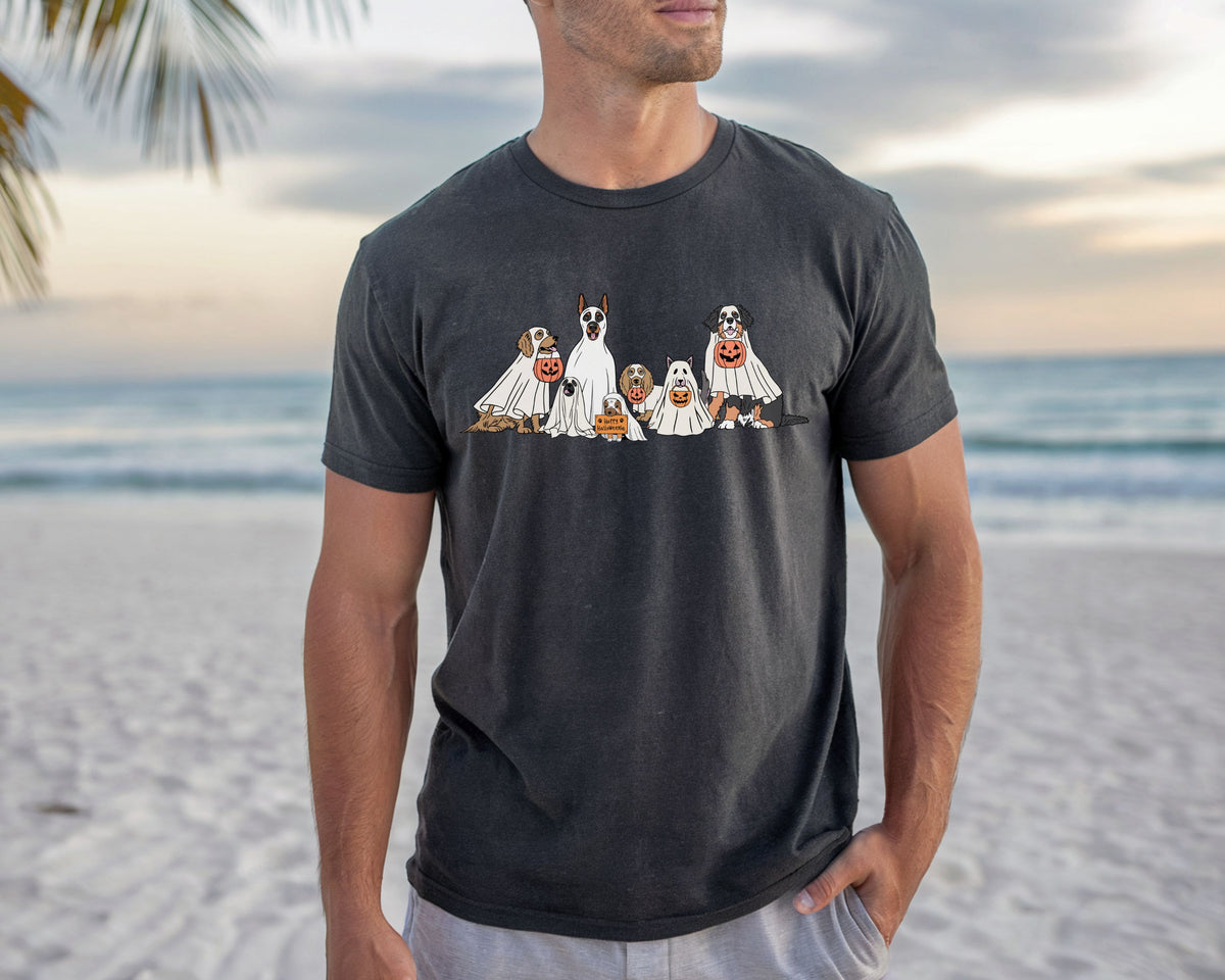 Halloween Ghost Dog T-Shirt — Dog Cosplay Top