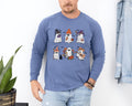 Halloween Ghost Cats Long Sleeve Tshirt | Fun Holiday original design Long Sleeve
