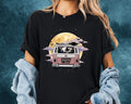 Witchy Halloween Vibes Tshirt | Hippie Bus Driving to the Full Moon Top