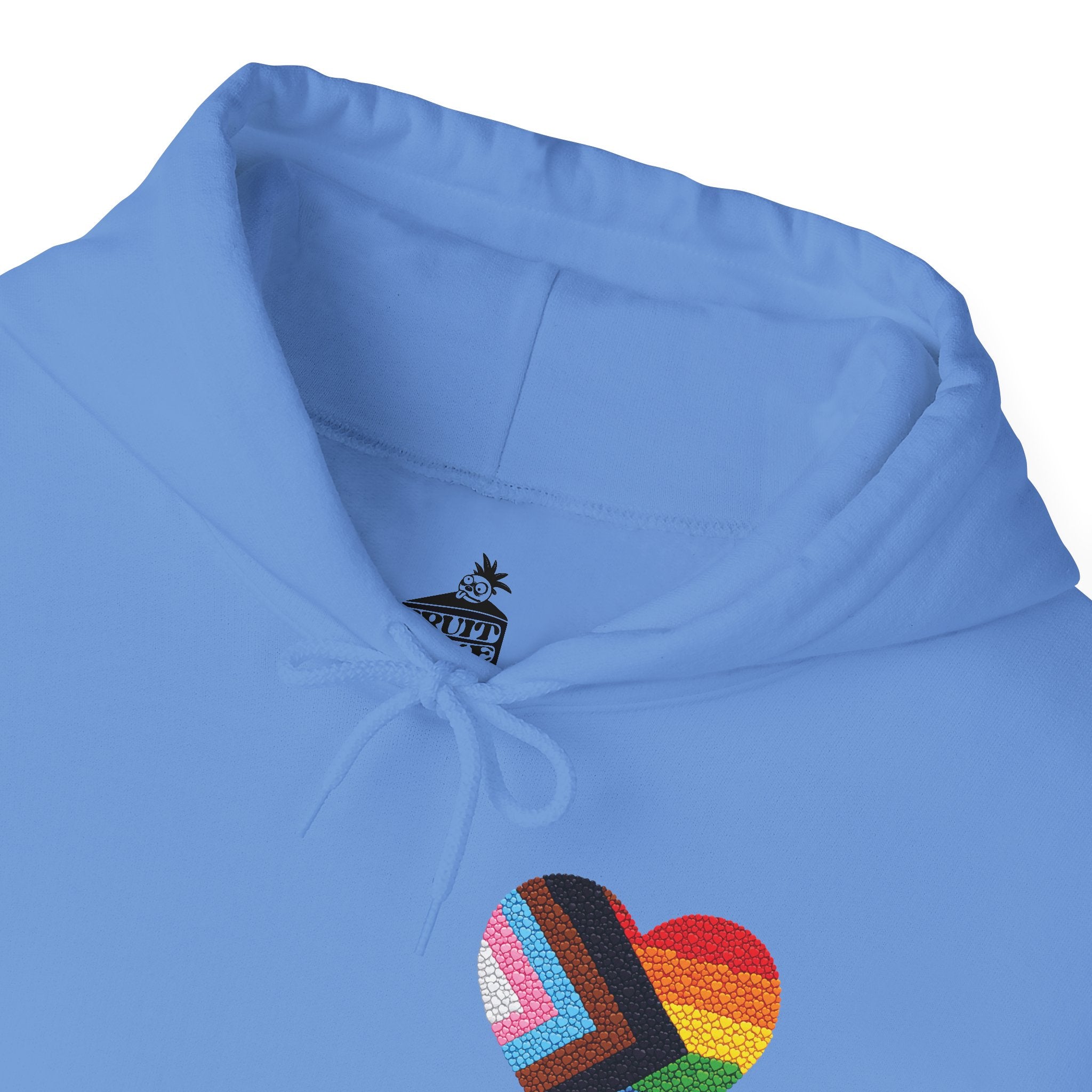 LGBTQIA Pride Heart Hoodie | Rainbow Pride Flag Heart Pullover