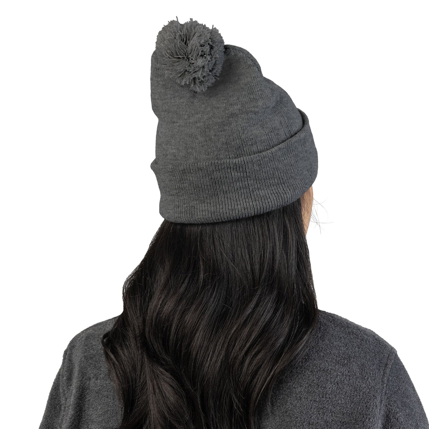 Team SISU Pom Pom Tuque Black and Grey