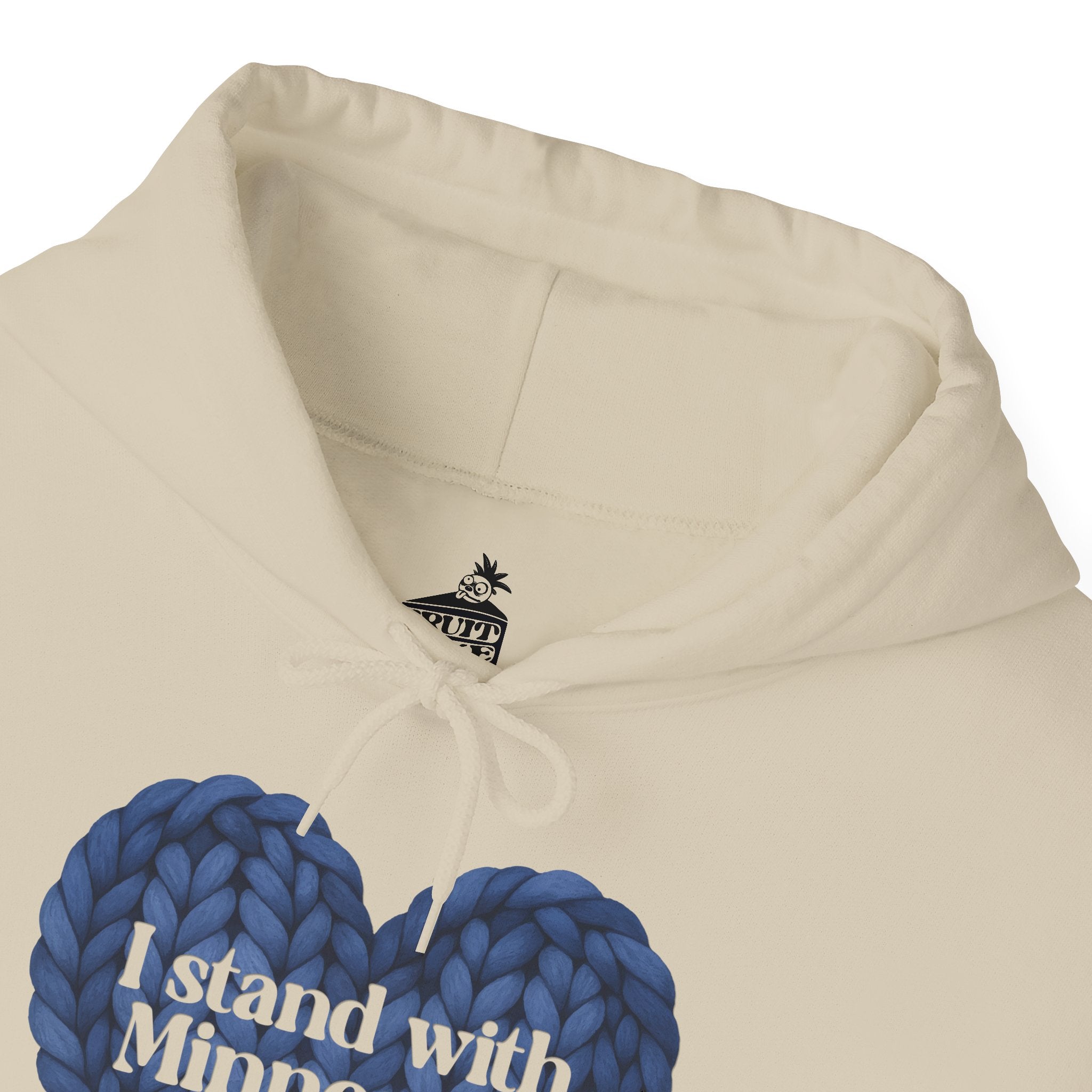 I Stand With Minnesota Heart Hoodie | State Pride Sweatshirt