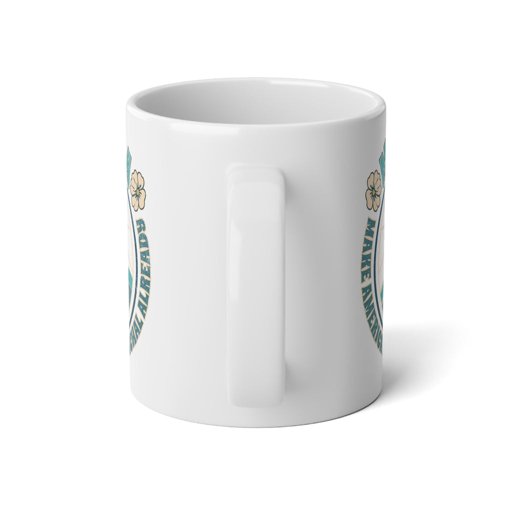 Blue M.A.M.A "Make America Matriarchal Already" Jumbo 20 oz mug | Feminist Woman Power Gift