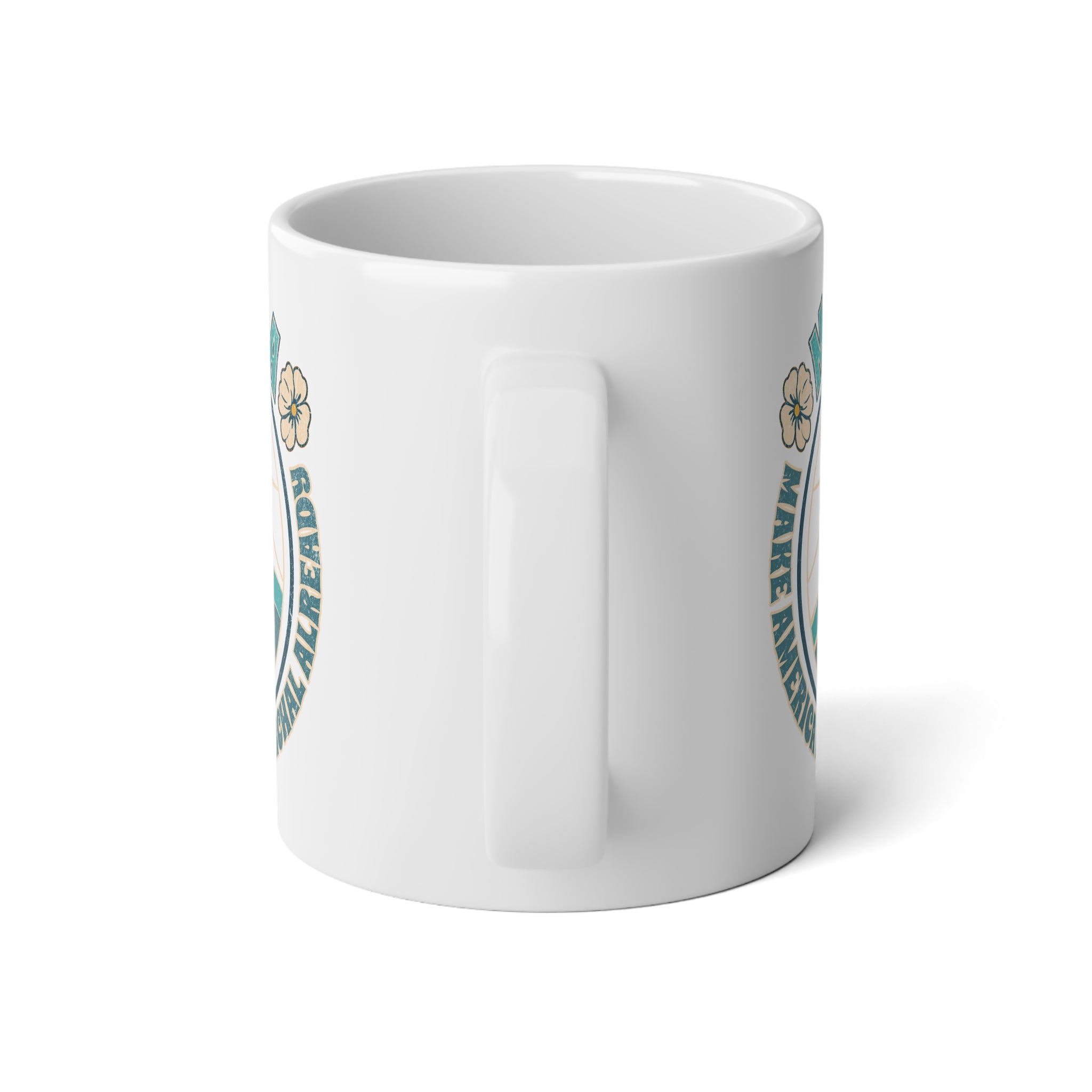 Blue M.A.M.A "Make America Matriarchal Already" Jumbo 20 oz mug | Feminist Woman Power Gift