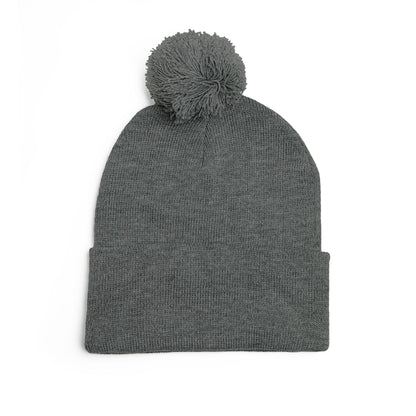 Team SISU Pom Pom Tuque Black and Grey