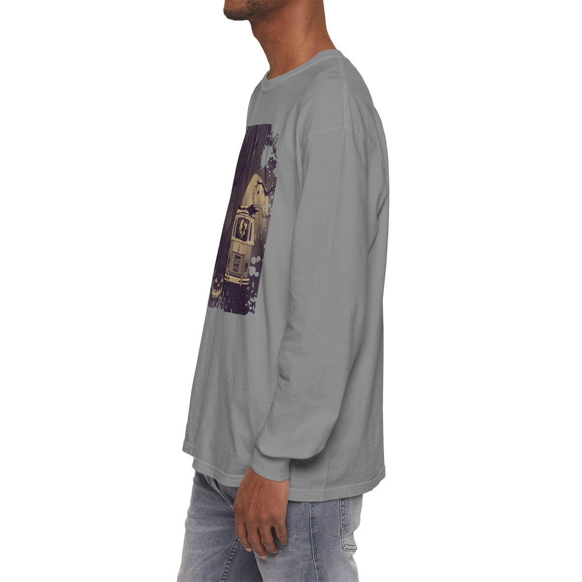 Vintage Salem or Bust Halloween Long Sleeve Tshirt | Spooky original design Long Sleeve