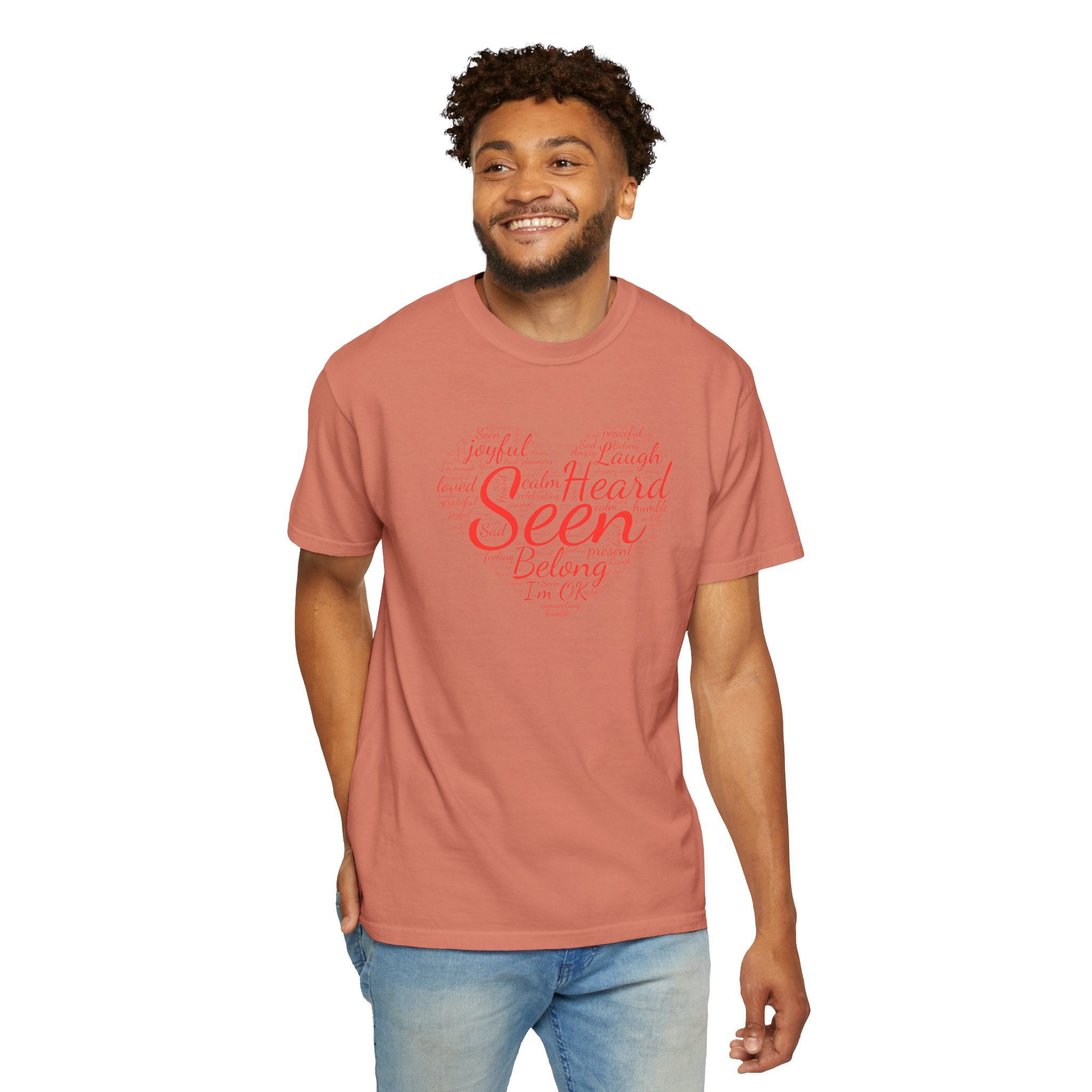Seen Heart Tee | Support Mental Health Awareness Top | Belonging Tshirt