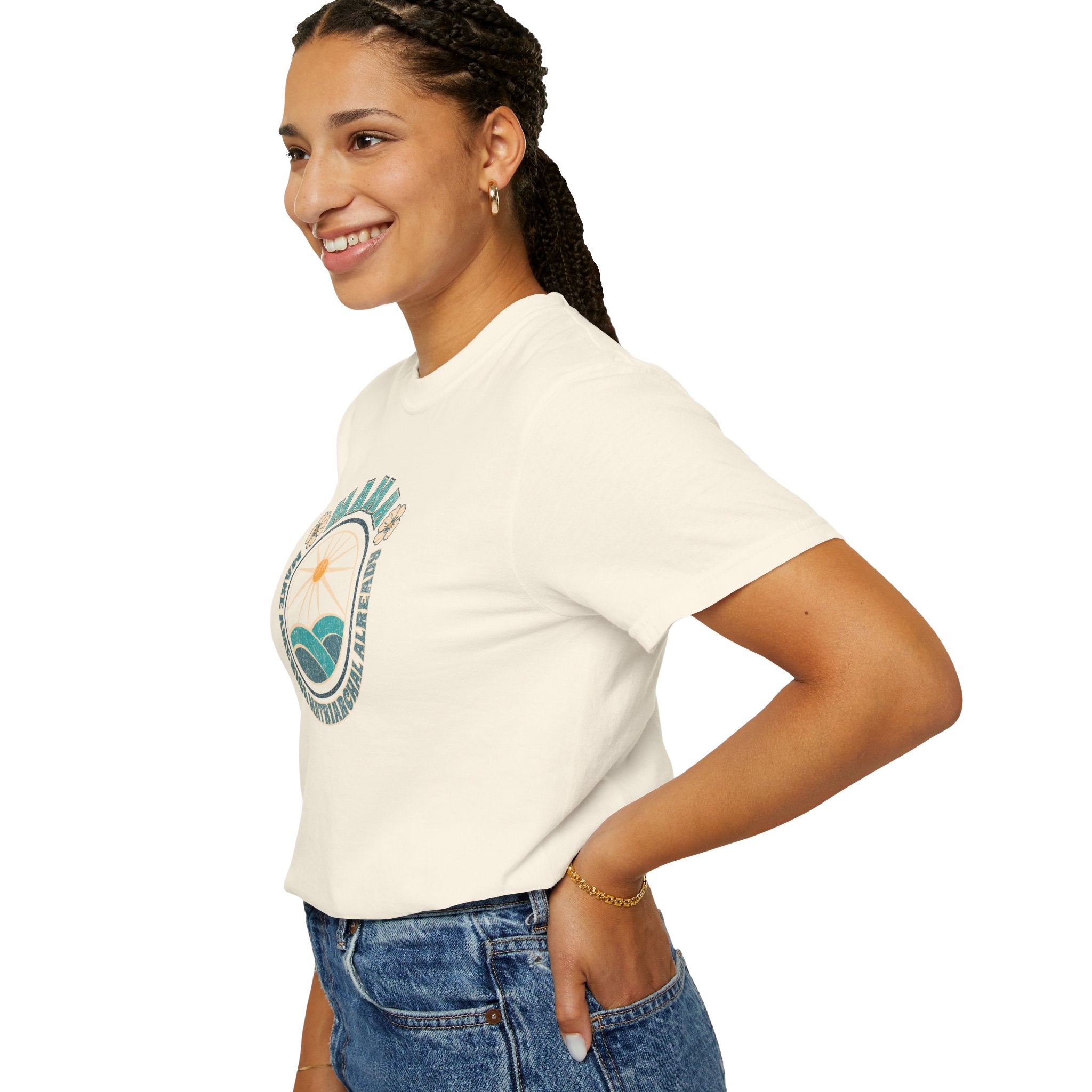 M.A.M.A Oceanic Summer Matriarchal T-Shirt — Make America Matriarchal Already Feminist Tee