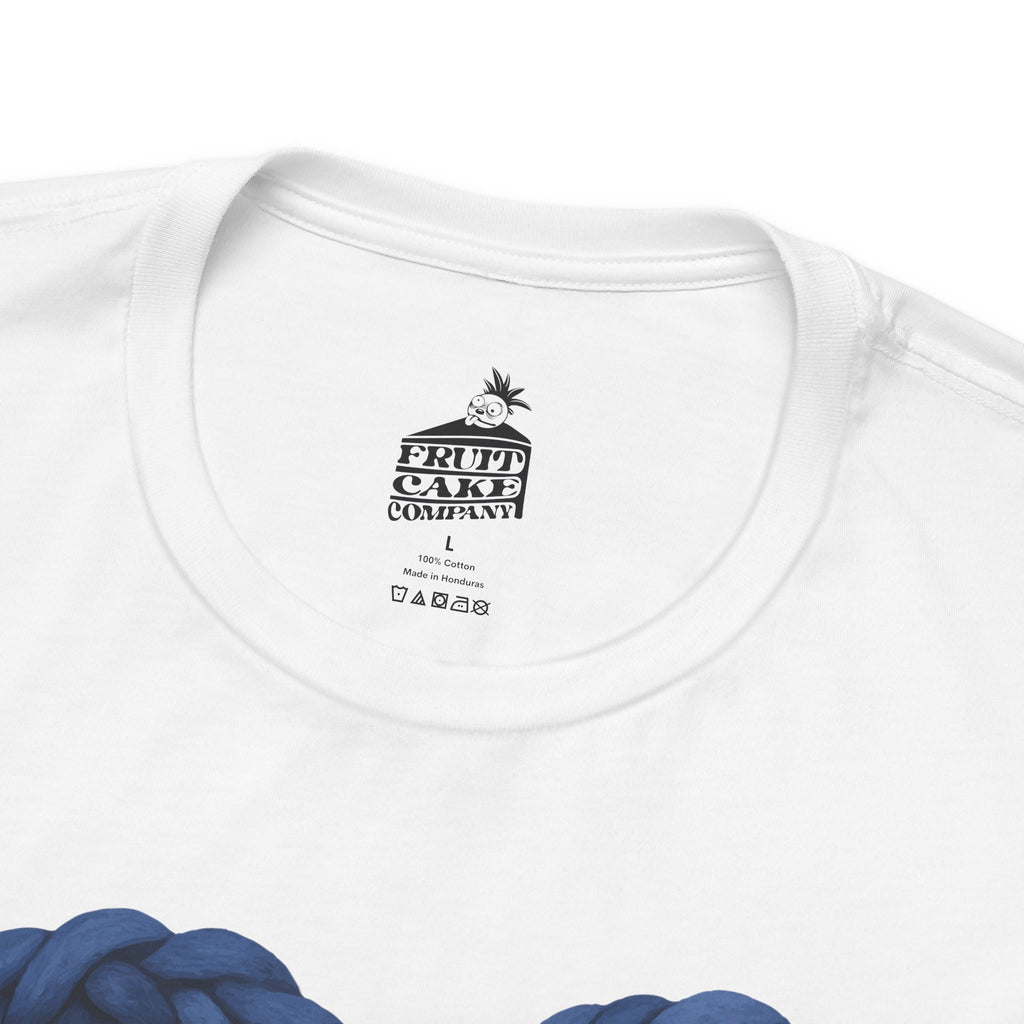 Minnesota Strong Knit Blue Heart T-Shirt | Heart Graphic Tee