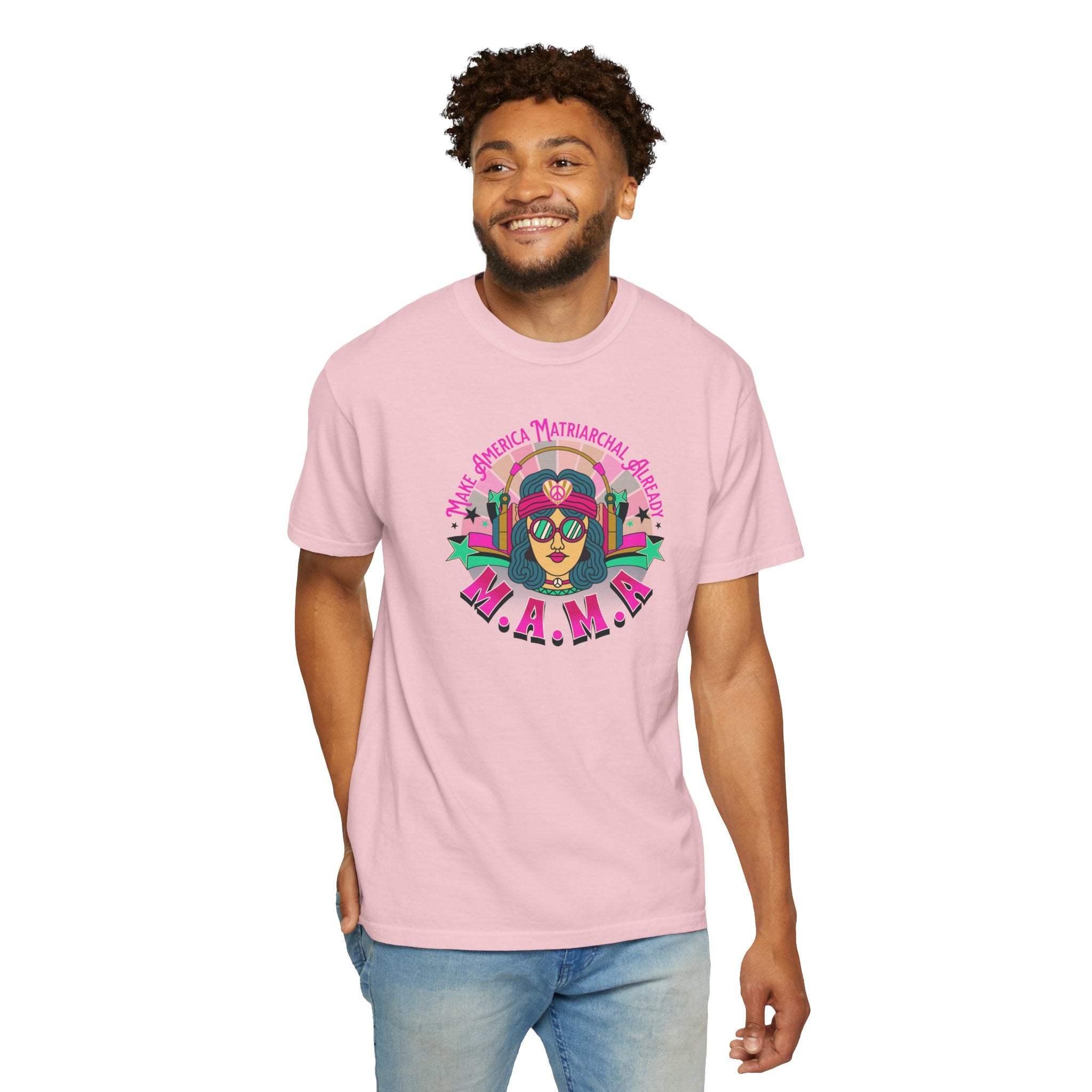 Bright M.A.M.A Matriarchal T-Shirt — Make America Matriarchal Already Feminist Tee