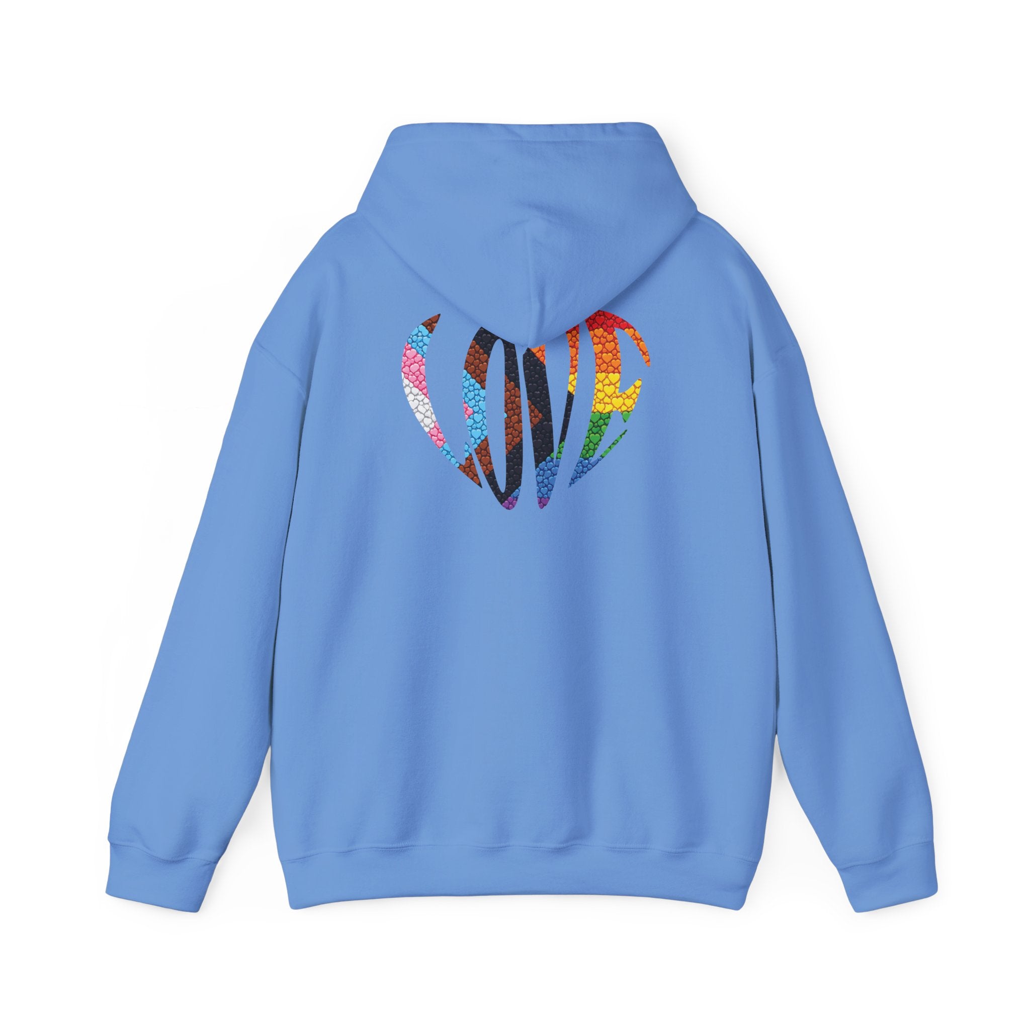 LGBTQIA Pride Heart Hoodie | Rainbow Pride Flag Heart Pullover