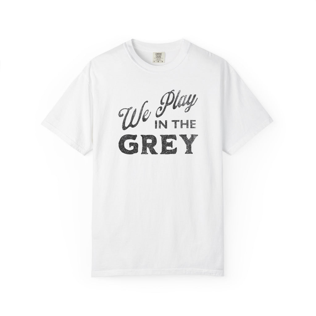 We Play in the Grey Vintage Graphic Tee | Inspired by Ebb and Flow Connections Cooperative