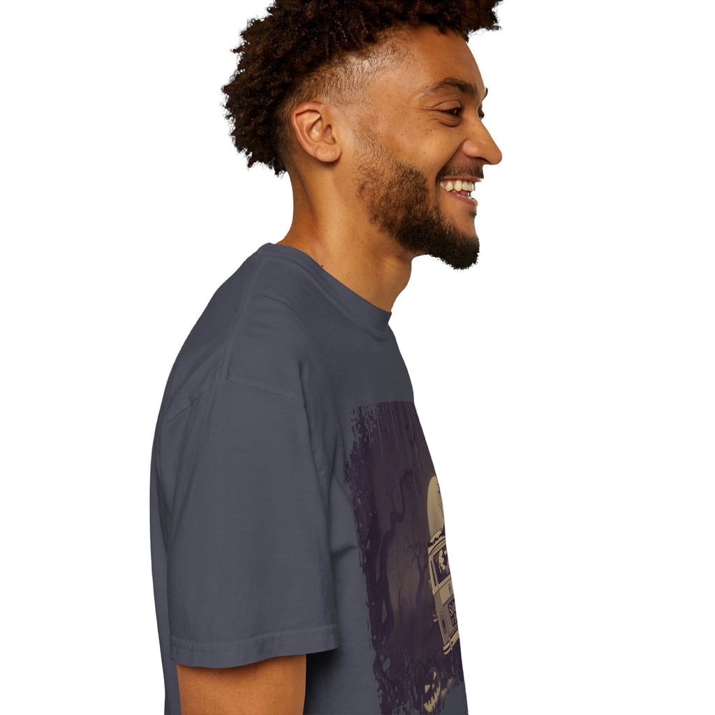 Spooky Retro Camper Van Graphic Tee — Halloween Witch Tshirt