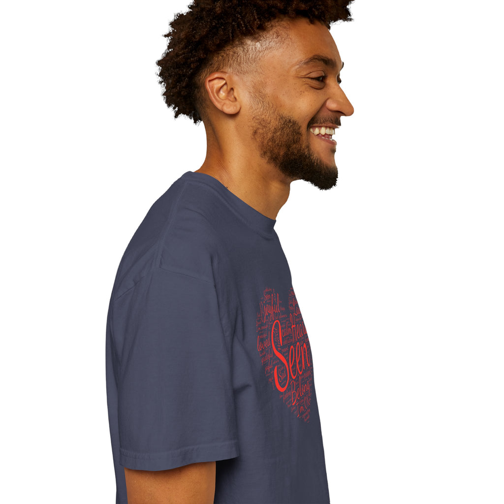 Seen Heart Tee | Support Mental Health Awareness Top | Belonging Tshirt