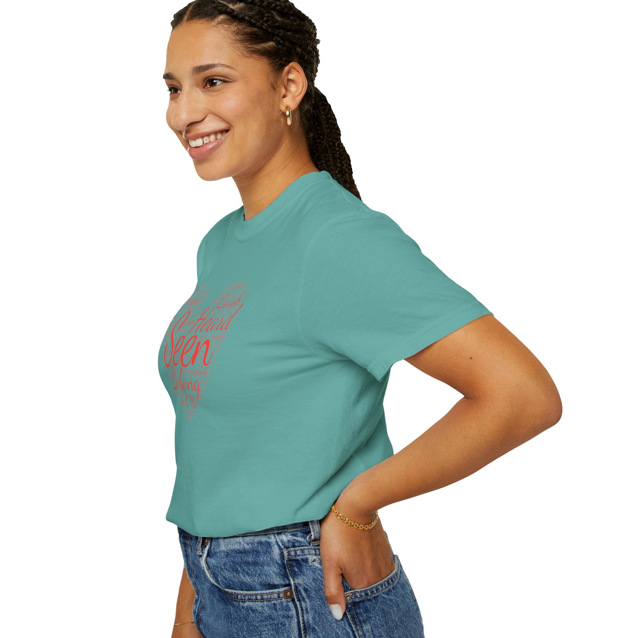 Seen Heart Tee | Support Mental Health Awareness Top | Belonging Tshirt