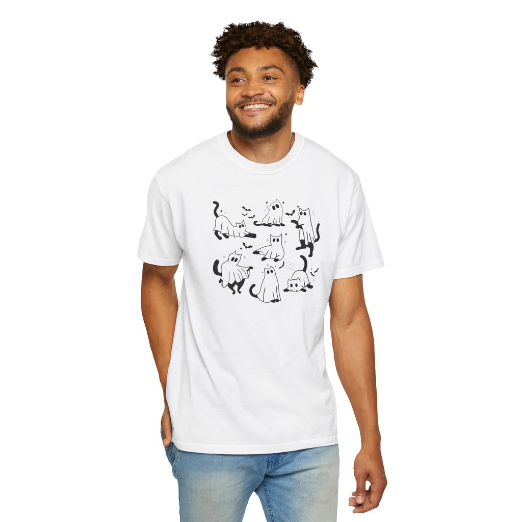 Ghost Cats & Bats Halloween TShirt
