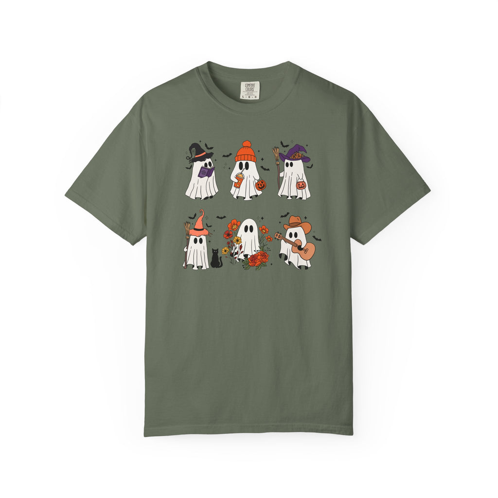 Cute Halloween Ghost Tshirt | Cozy Fall Vibes Top