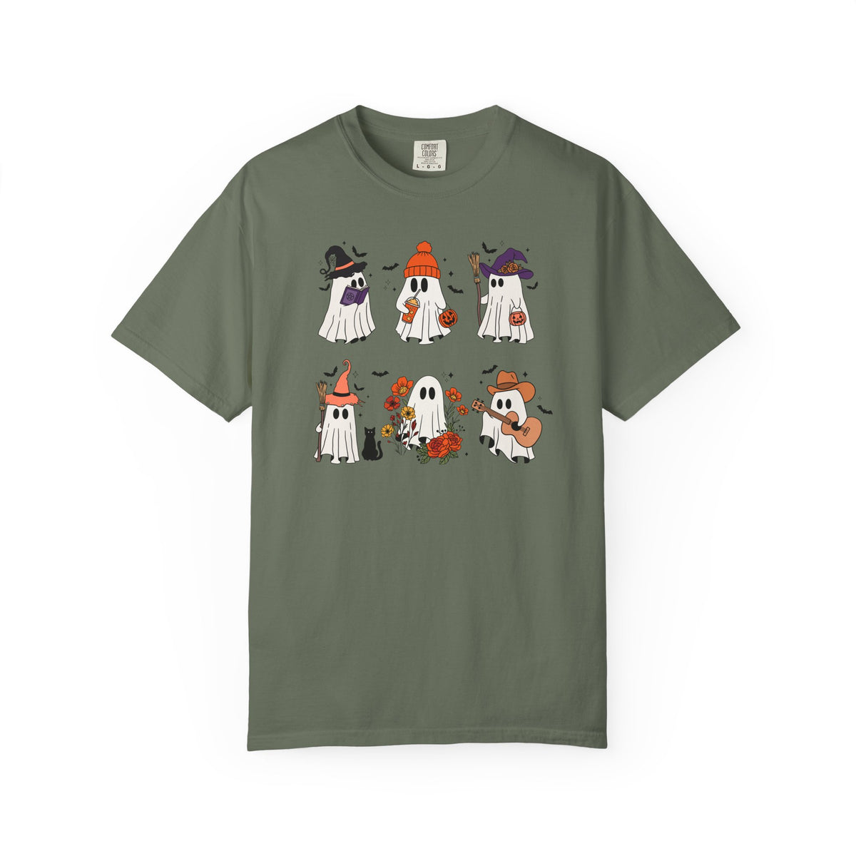 Cute Halloween Ghost Tshirt | Cozy Fall Vibes Top