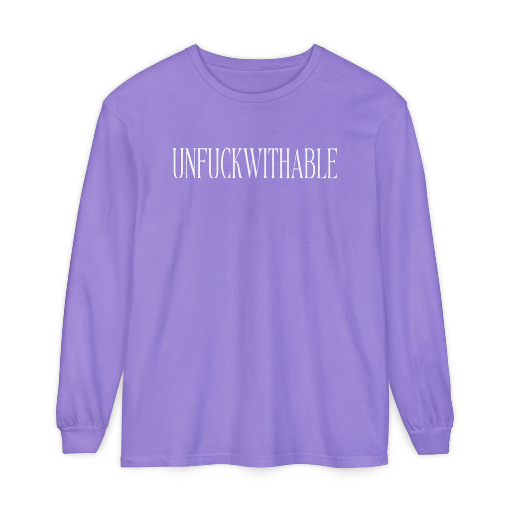 UNFUCKWITHABLE Long Sleeve graphic T-Shirt | Bold Statement Tee