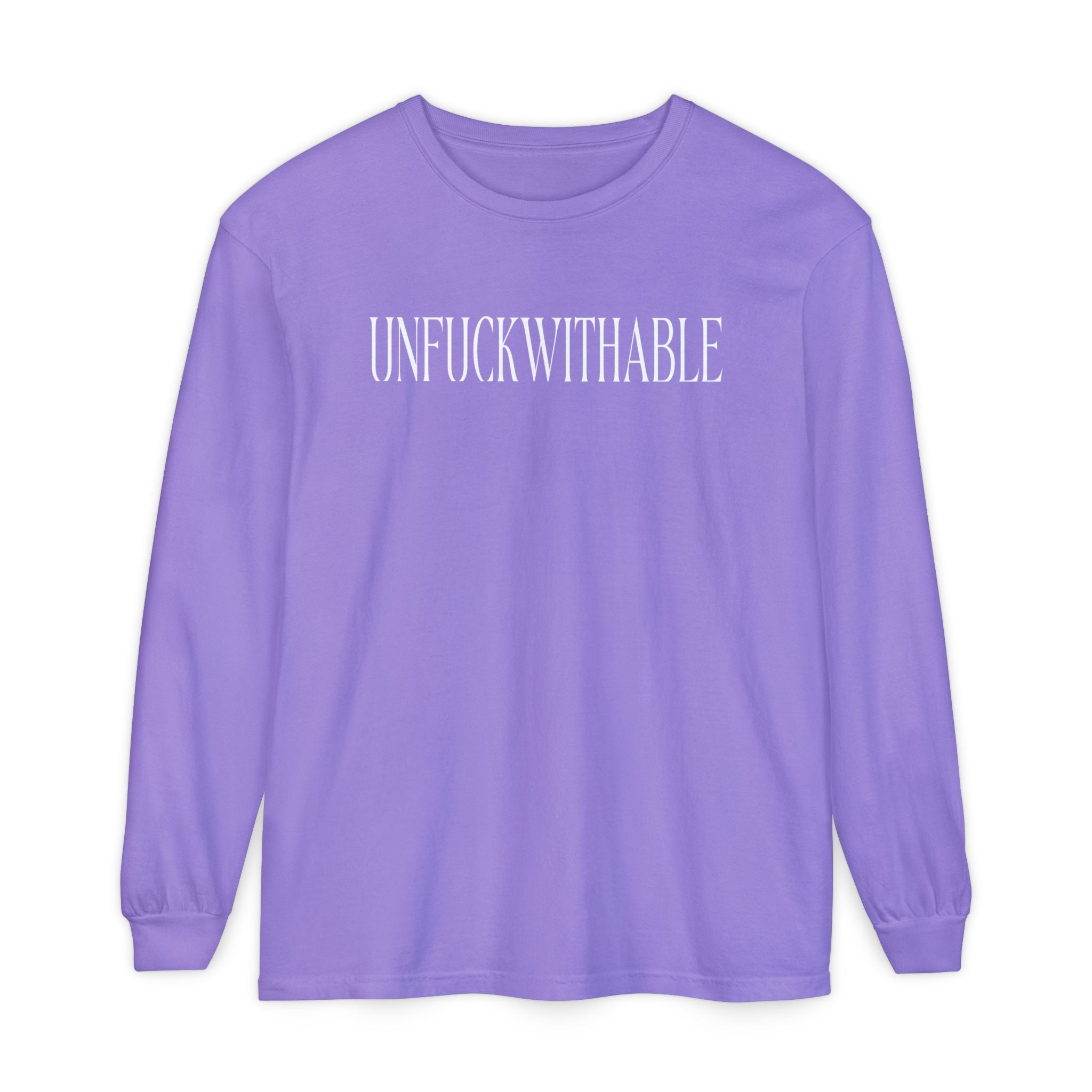 UNFUCKWITHABLE Long Sleeve graphic T-Shirt | Bold Statement Tee