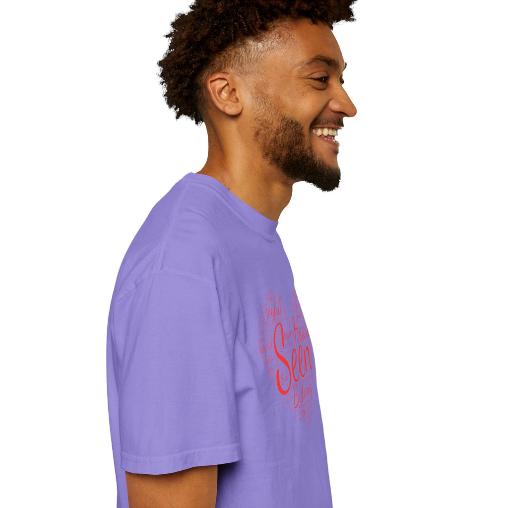 Seen Heart Tee | Support Mental Health Awareness Top | Belonging Tshirt