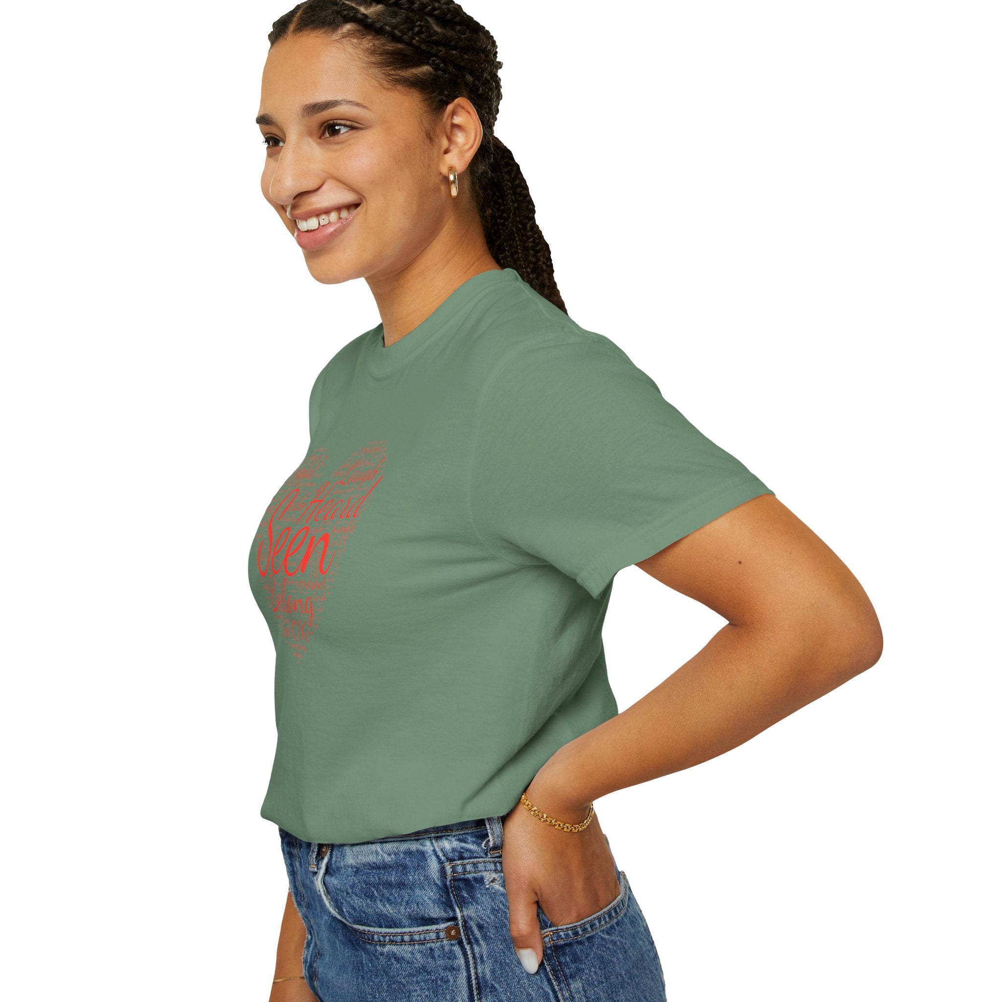 Seen Heart Tee | Support Mental Health Awareness Top | Belonging Tshirt