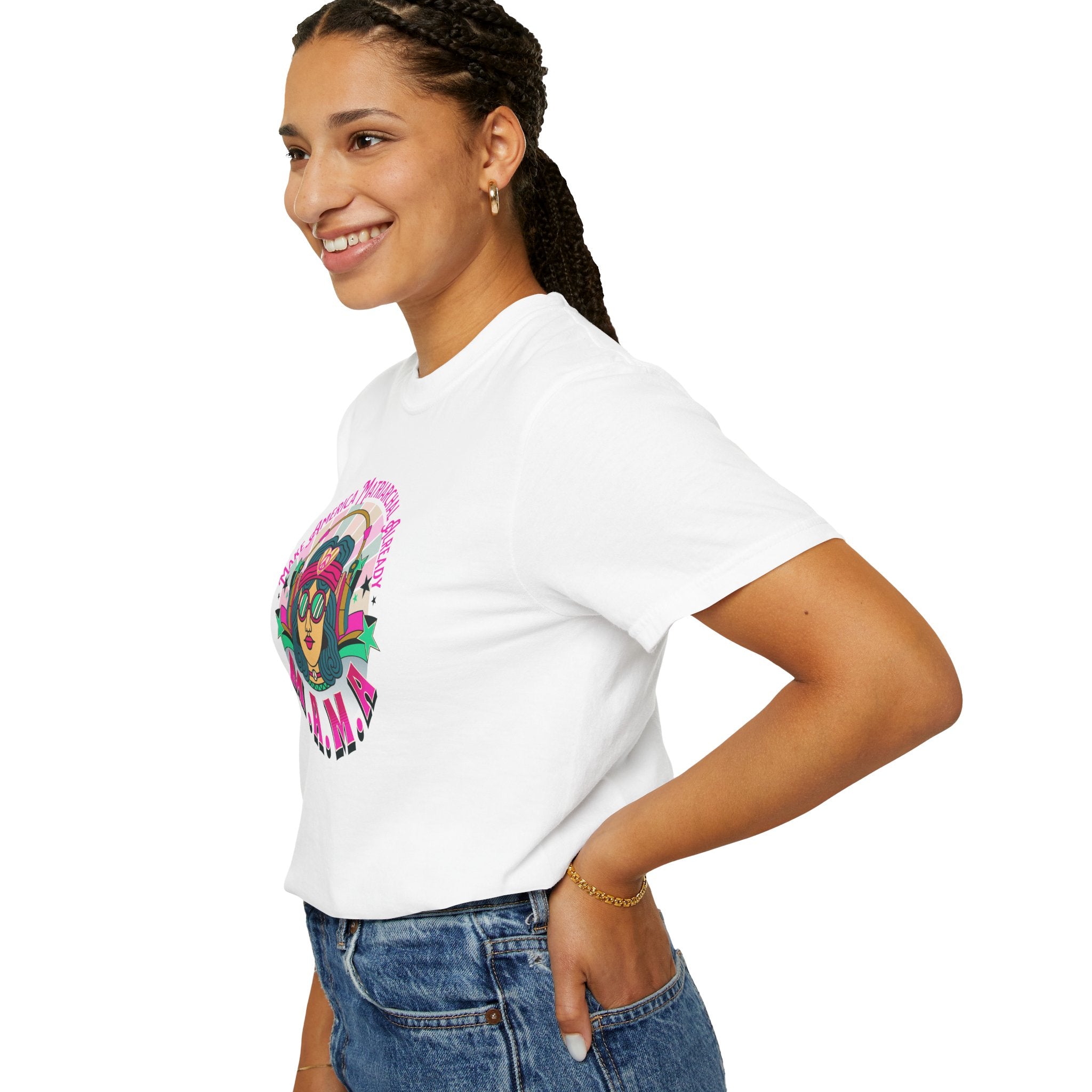 Bright M.A.M.A Matriarchal T-Shirt — Make America Matriarchal Already Feminist Tee