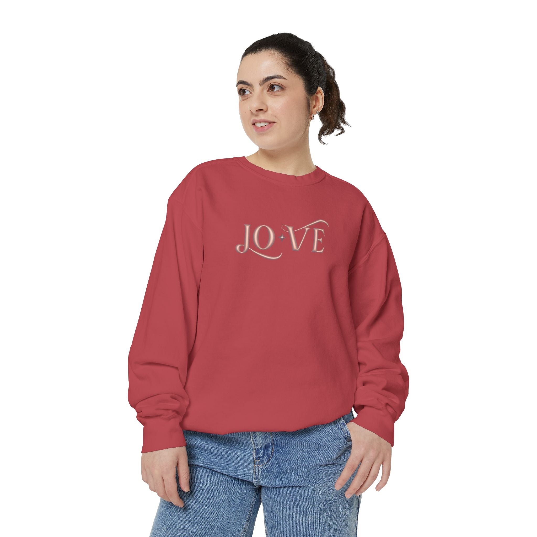 Feel the Love Sweatshirt | Calligraphy Valentines Love Sweatshirt | Bride gift| Brides Maid gift | Love sweatshirt