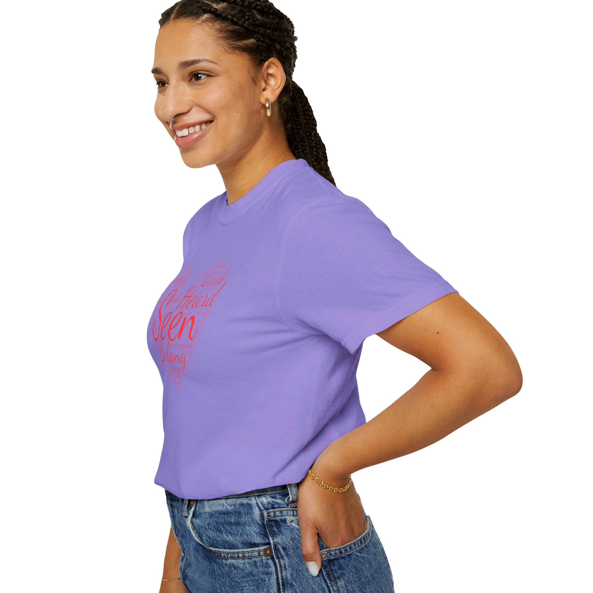 Seen Heart Tee | Support Mental Health Awareness Top | Belonging Tshirt