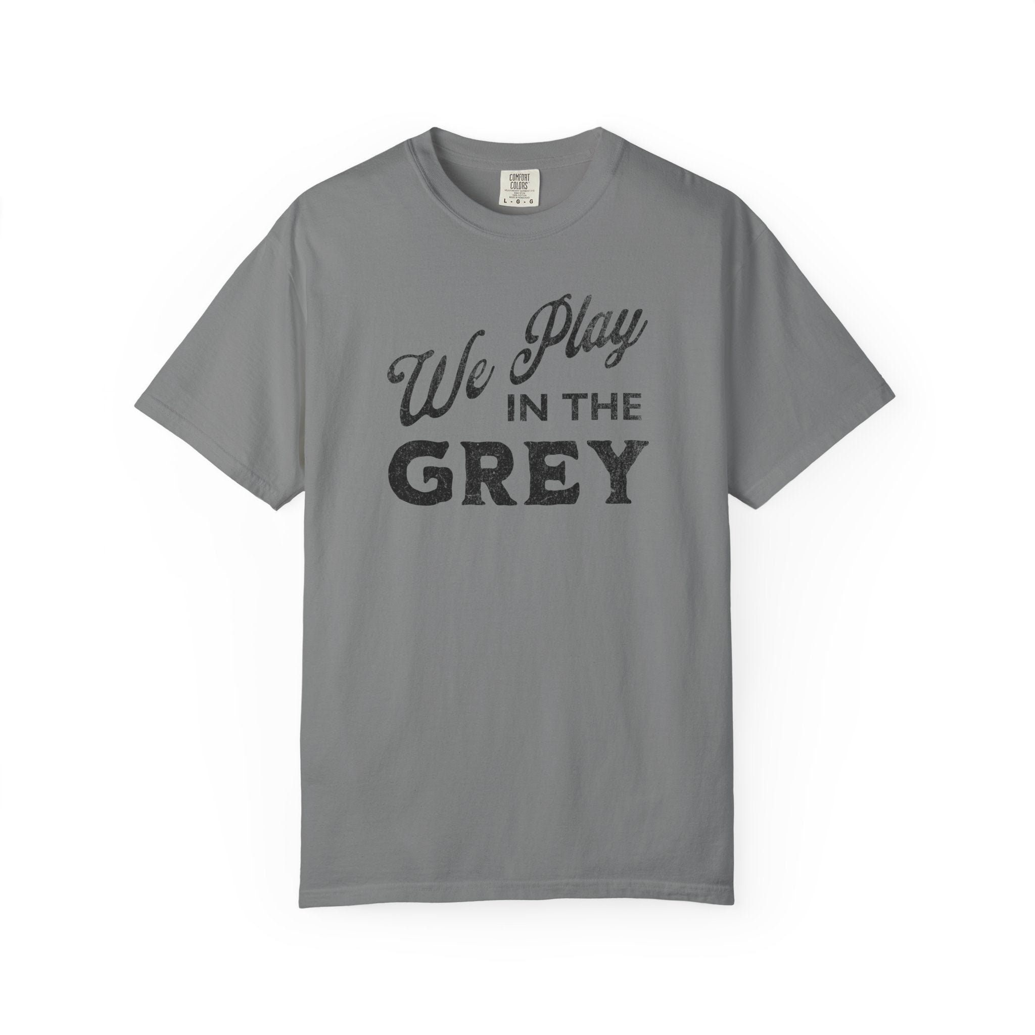 We Play in the Grey Vintage Graphic Tee | Inspired by Ebb and Flow Connections Cooperative