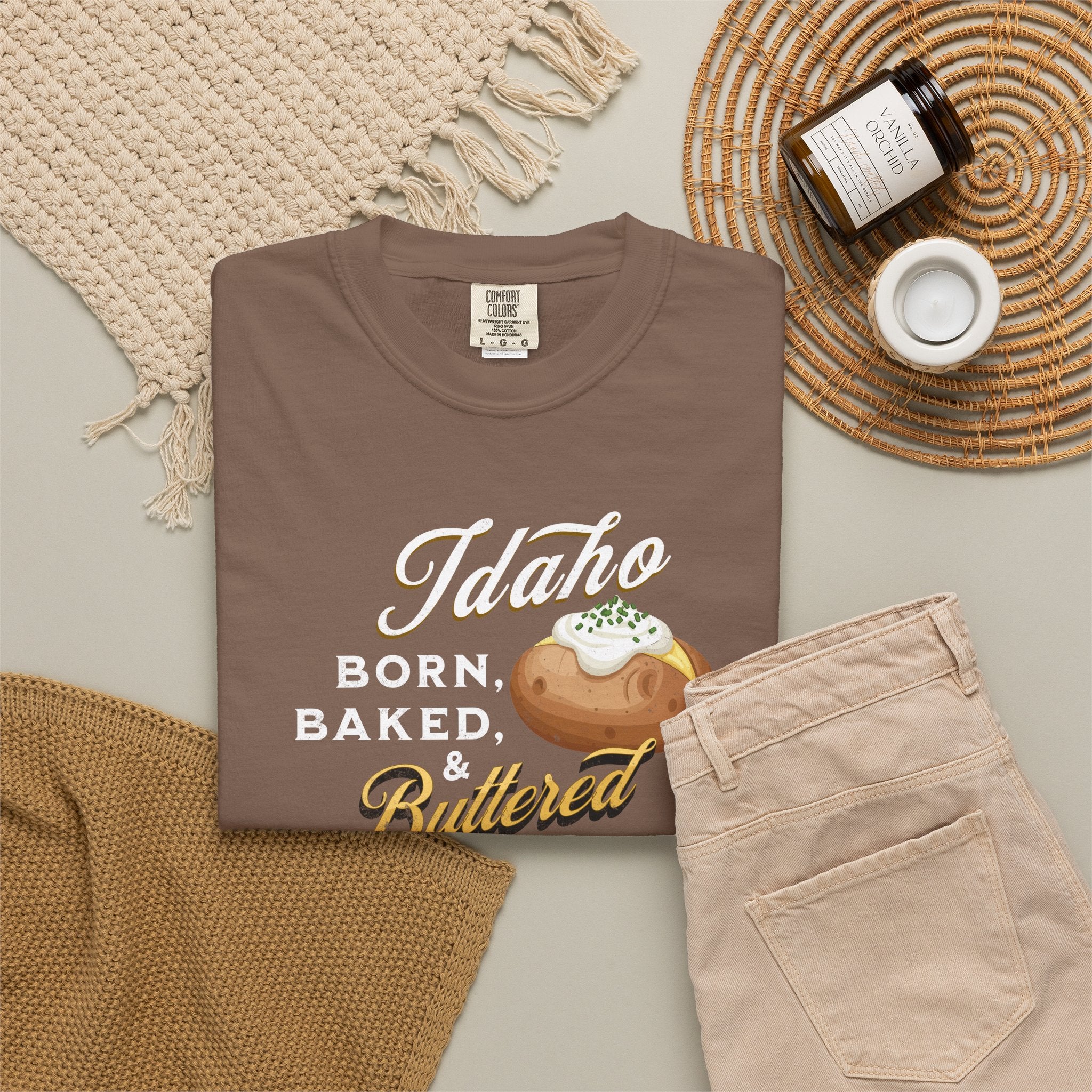 Idaho Born Baked & Buttered T-Shirt