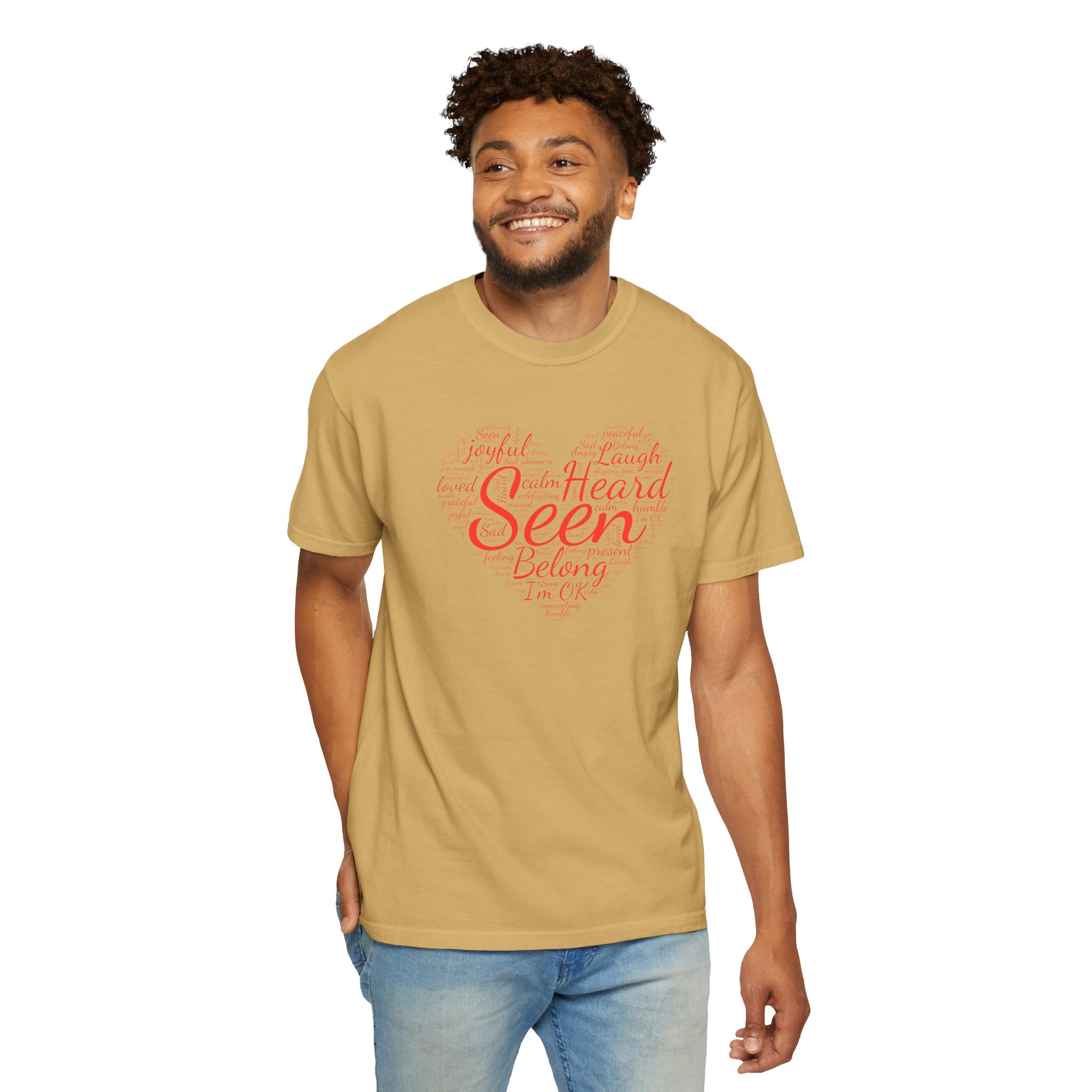 Seen Heart Tee | Support Mental Health Awareness Top | Belonging Tshirt