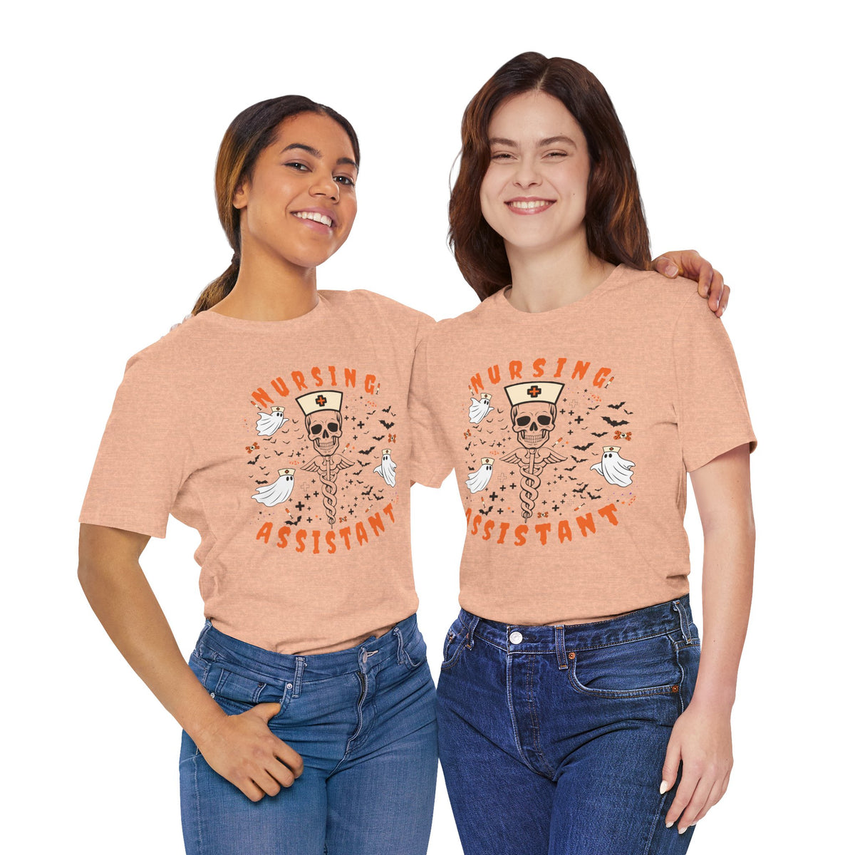 Spooky Nursing Assistant Tshirt | Halloween Ultra Soft Bella Canva Tees