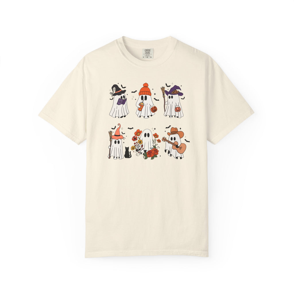 Cute Halloween Ghost Tshirt | Cozy Fall Vibes Top