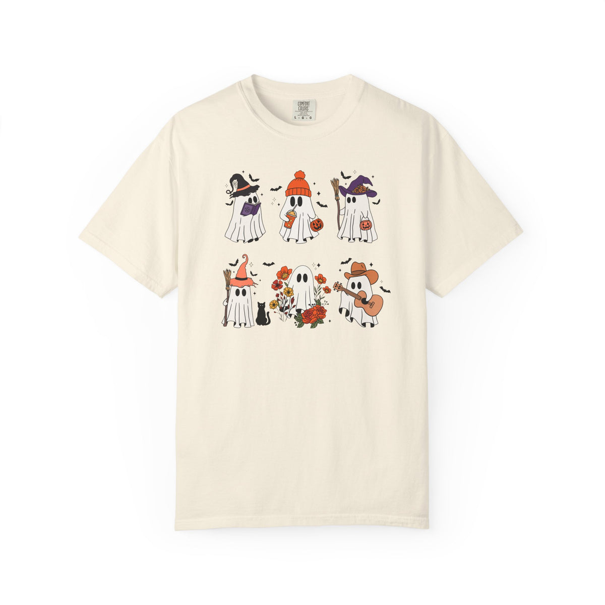 Cute Halloween Ghost Tshirt | Cozy Fall Vibes Top