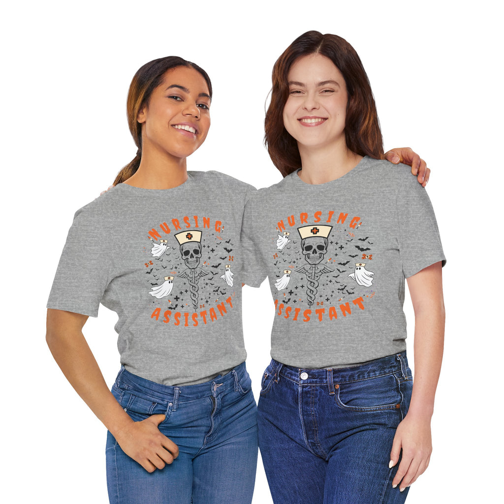 Spooky Nursing Assistant Tshirt | Halloween Ultra Soft Bella Canva Tees
